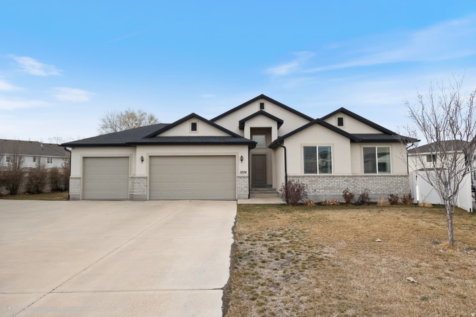 Discover this beautifully upgraded rambler in Saratoga Springs! This home offers a spacious and versatile layout with 6 bedrooms and 4 bathrooms, perfect for large families or multi-generational living. The main level features 3 bedrooms and 2 bathrooms, along with a bright and open living space filled with natural light thanks to 12 skylights. The fully finished walk-out basement recently transformed and includes 3 additional bedrooms, 2 bathrooms, a second full kitchen, and a separate laundry area, creating the perfect mother-in-law apartment or house hacking opportunity. Situated on a 0.33-acre cul-de-sac lot, the property offers beautiful mountain views, plenty of outdoor space, and the convenience of a 3-car attached garage. This home combines functionality, flexibility, and a fantastic location-making it a rare find in Saratoga Springs.
