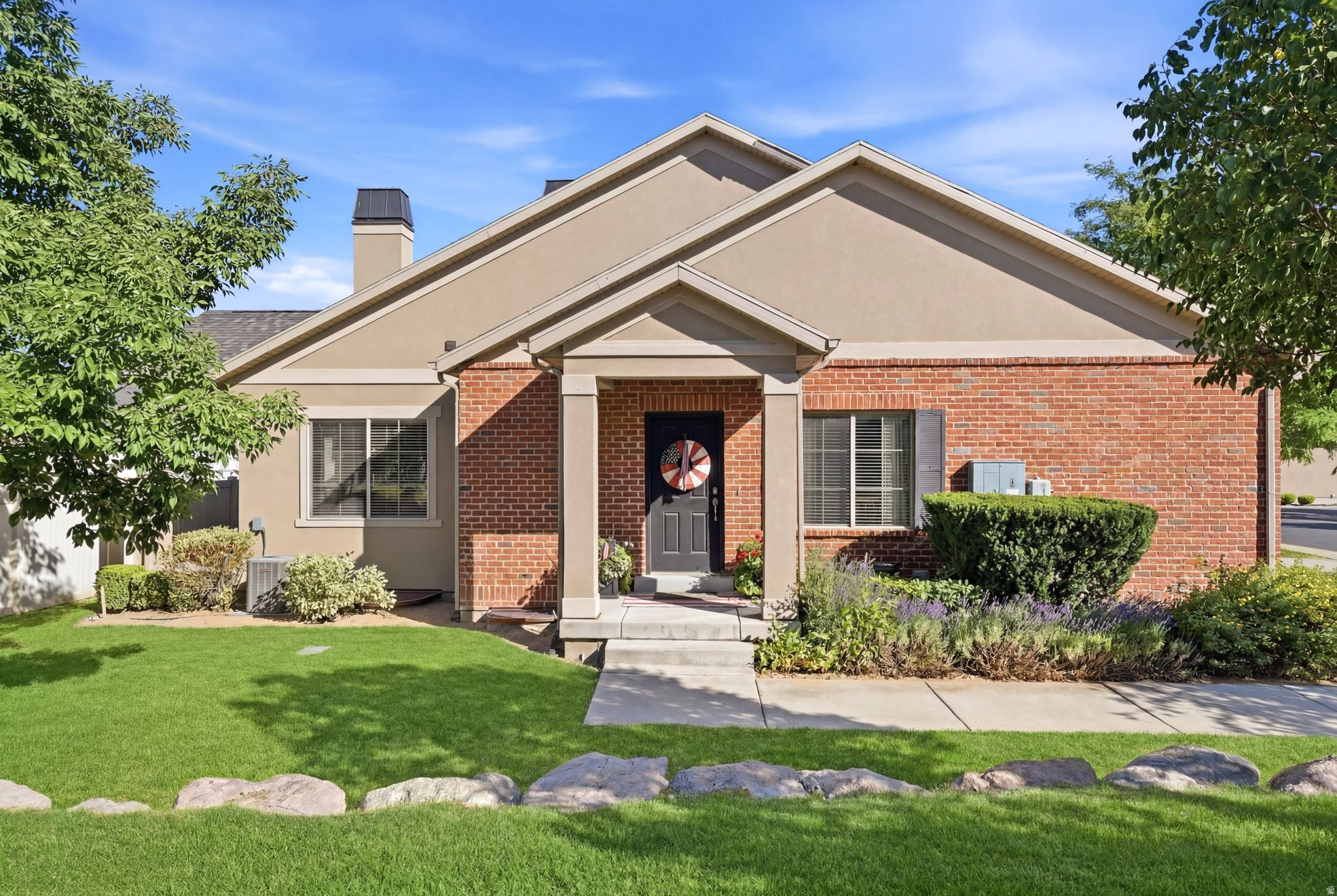 This townhouse offers a rare combination of convenience, comfort, and community - ideal for an owner-occupant or savvy investor.  The main-level master suite provides ease and privacy, while two additional bedrooms in the basement offer flexibility for family, guests, or rental income potential. Amenities include: a top-notch gym, tennis courts, pickleball courts, and a resort-style pool - all just steps from your front door.  Unbeatable location. You're just minutes from grocery stores, restaurants, retail shopping, top-rated schools, I-15, Thanksgiving Point, and American Fork Canyon - everything you need, close to home. This neighborhood has consistently drawn friendly, respectful residents year after year, with a well-balanced mix of age ranges that gives it a genuine sense of community. A biking and walking trail is easily accessible right from the neighborhood, and the mountain views throughout are truly a standout feature. Whether you're searching for your next home or your next smart investment, this property offers exceptional value in one of Lehi's most desirable communities.