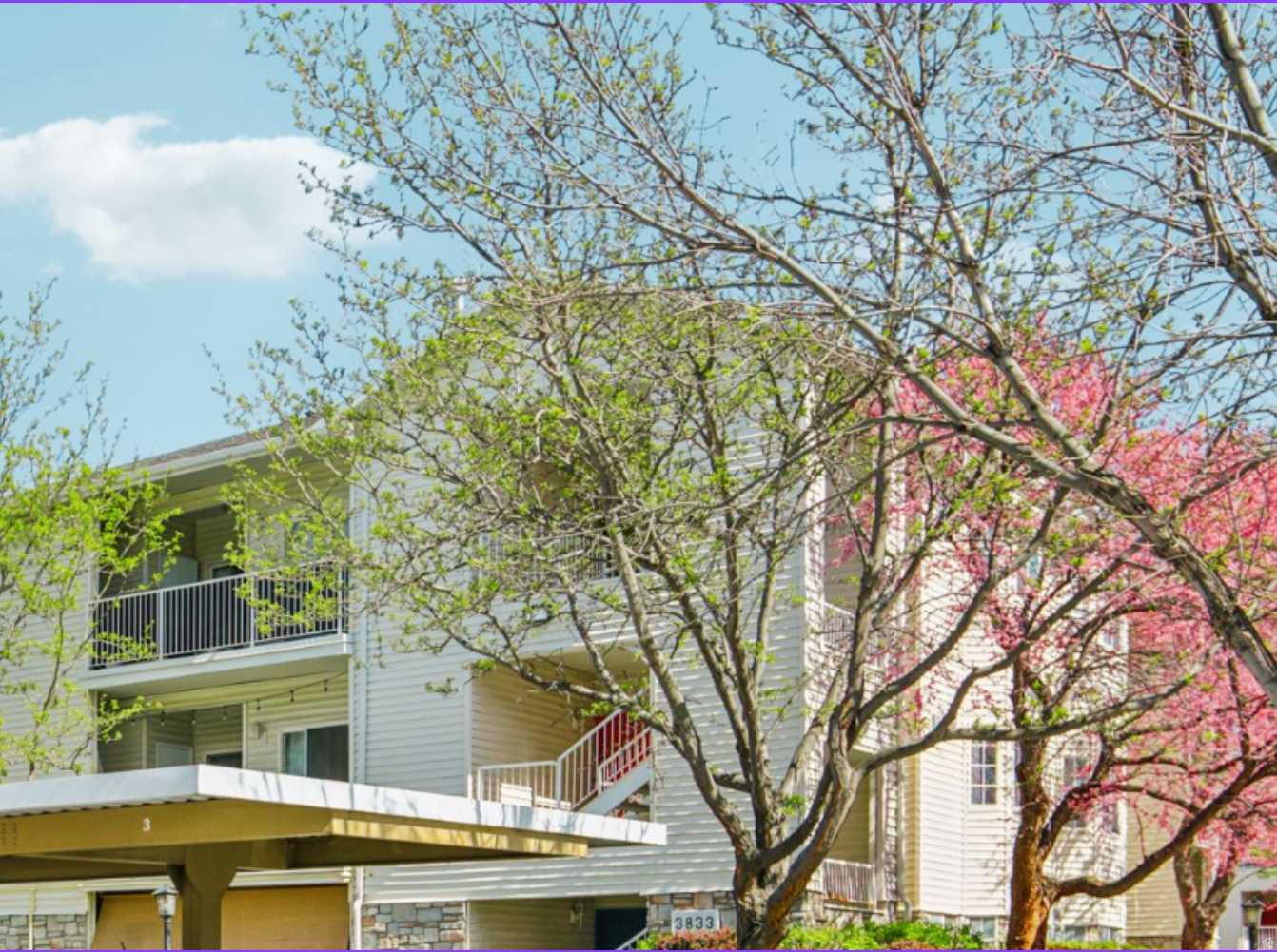 Location is everything with this beautifully renovated 2-bedroom, 2-bath condo featuring TWO true master suites - each bedroom has its own private full bathroom, making it the perfect setup for roommates, guests, or flexible living! Ideally located just minutes from downtown with quick freeway and TRAX access, this condo is tucked beside the greenery of General Holm Park, Meadow Brook Golf Course, and the Jordan River Parkway with over 40 miles of biking and walking trails. Inside you'll find a fully updated, light-filled space with designer finishes throughout. The spacious kitchen features an island, new refrigerator, and included washer/dryer. Both bathrooms have been upgraded with framed mirrors, stylish finishes, and double vanities in the primary suite. Cozy fireplace in the family room and an inviting dining space create the perfect place to relax or entertain. Step outside to your oversized private deck connected to both the family room and one of the bedroom suites, complete with extra private storage. Smoke-free and pet-free condo that has been exceptionally maintained and is truly move-in ready! The HOA is well managed and packed with amenities including pool, clubhouse, exercise room, tennis courts, basketball courts, beautifully landscaped grounds, and barbecue areas. No rental cap makes this property attractive for both investors and owner occupants alike. Close to dining, shopping, entertainment, schools, and colleges - this condo truly has it all!