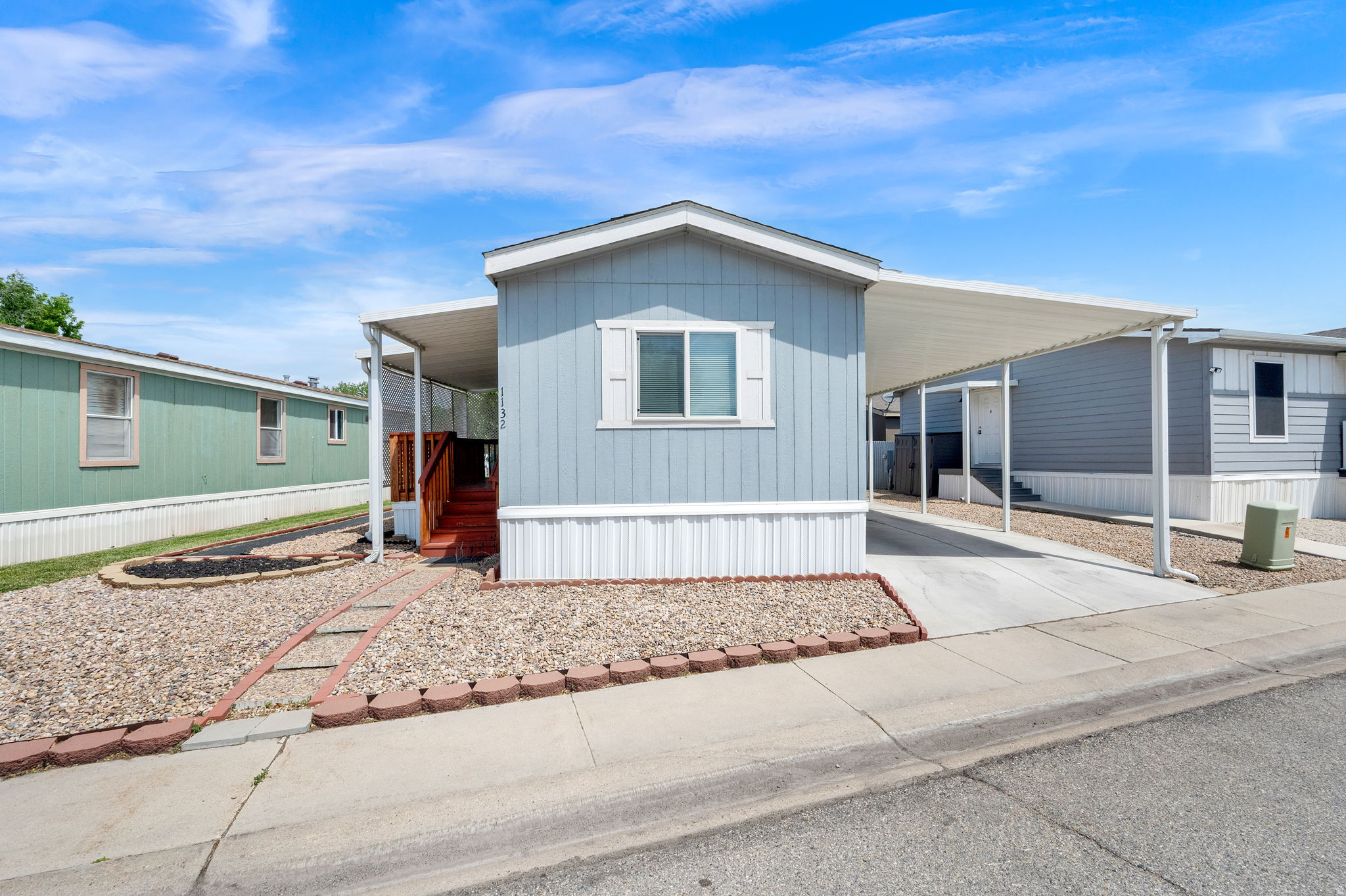 Immaculately maintained 2019 manufactured home that truly shows like new. Custom built for the original owner and exceptionally cared for throughout. Pride of ownership is evident from the moment you arrive with a beautifully manicured yard, full sprinkler system, and clean, low-maintenance exterior. Interior has seen minimal wear and offers a fresh, move-in ready feel, including brand new carpet in the primary bedroom. One of the cleanest and best-kept homes in the community.