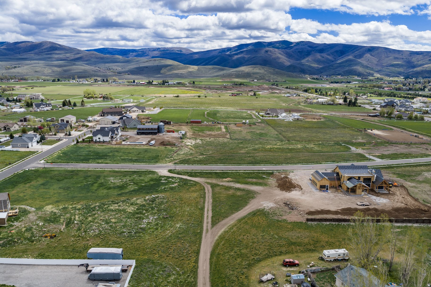 The Flying Hawk subdivision is located on the east side of Heber Valley at 2400 East and 1200 South.  It is a 9 lot development with lots ranging from .77 acres to 2.5 acres and priced from $495,000 and up.  Each lot has full irrigation rights to keep your landscape green and fresh. The lots over an acre has animal rights.  Each lot has great views, including Mt. Timpanogos, Snake Creek Canyon, and the surrounding mountain ranges. You are just minutes from Heber Main Street, and only 45 minutes from SL International Airport.  Enjoy the amenities of beautiful Heber Valley, including 90 holes of championship golf, water sports on the Deer Creek and Jordanelle Reservoirs, Blue Ribbon fishing on the Provo River, and World Class skiing on the slopes at Park City, Deer Valley, Canyons, and Sundance Resorts...all within 20-30 minutes. This is a great place to live and build your Dream Home.
