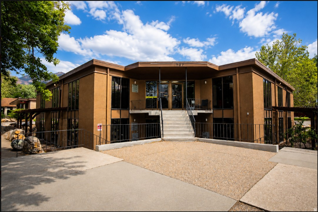 The Flamm Office Building (707 24'th St.)was originally constructed for medical office use in 1972. The building is located along the eastern edge of Ogden's central business district, just off the 24th Street and Madison Avenue intersection. Property features include single office(s), conference room(s), reception area(s), waiting room(s) private restroom(s), and kitchen/breakroom(s). Each section comes with its own unique design and class A appeal. The tenant's are also provided an ample amount of parking. Nearby features include vast walnut trees shading the surrounding area providing a relaxing stroll across the beauteous landscape of the well maintained Lester Park, leading to the recently renovated and remodeled Weber County Library. Within a short distance are downtown amenities and direct access to I-15.