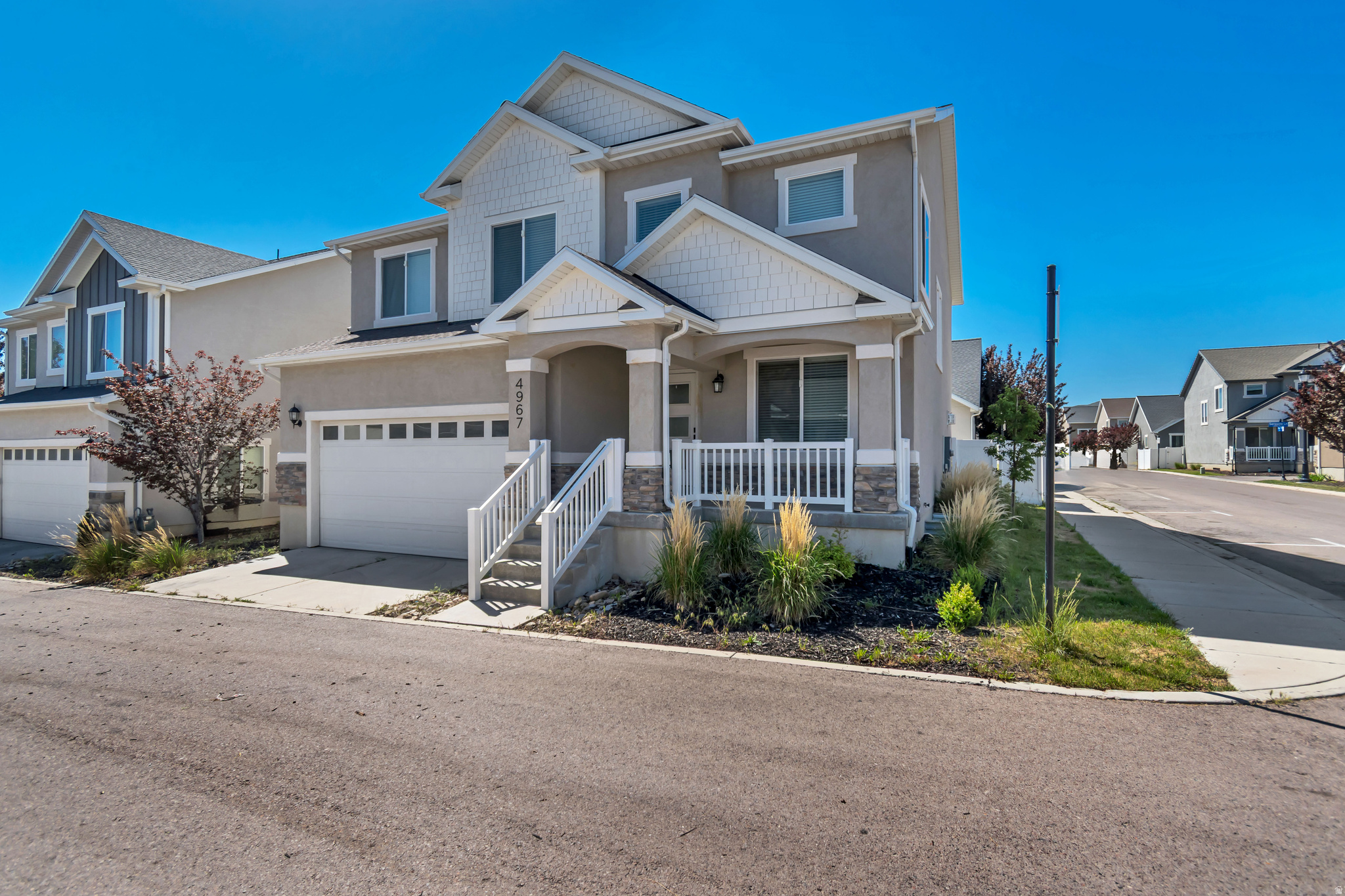 This home truly has it all; vaulted ceilings, office, 4 bedrooms, 2.5 bathrooms, 2-car garage, upgraded kitchen, access to a pool and clubhouse, and close proximity to Mountain View Village shopping/entertainment center.  The owner of this home designed this home through the builder with high end finishes throughout; highest upgrade cabinets, quartz countertops, 24x24 tiles, upgraded lighting, etc.  You won't be disappointed with the value this home offers.  Call today for a private showing.