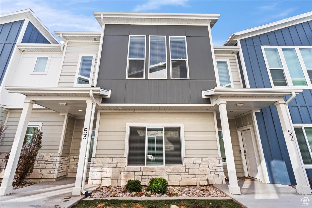270 E 1825 N #53 in PROMINENCE POINT North Ogden, offers one of the strongest value positions among North Ogden homes under $350,000: a 2020-built, 3-bedroom, 2.5-bath residence with 1,565 square feet, a private 2-car garage, and HOA-maintained convenience. This residence combines modern design, community amenities, and a location close to Ogden-area recreation, employment, dining, and services. Inside, the main level features an open-concept layout with natural light, granite finishes, stainless appliances, and comfortable living and dining flow. Upstairs, all three bedrooms are on the same level along with a loft and dedicated laundry area. The primary suite includes an ensuite bath and a large walk-in closet. Built in 2020, the home also includes energy-efficient systems and a practical layout designed to keep daily routines simple, organized, and flexible. PROMINENCE POINT is known for low-maintenance living with access to community amenities including a private clubhouse, fitness center, pickleball courts, basketball courts, and planned future pool and dog park. The HOA handles lawn care and snow removal and internet, freeing up time to enjoy nearby Downtown Ogden, Weber State University, Hill AFB commute routes, North Shore Aquatic Center, hiking trails, Snowbasin, Powder Mountain, and Nordic Valley. Listed at $345,000, this is a compelling option among homes for sale near North Ogden and homes for sale in Weber County. Schedule a private showing of 270 E 1825 N #53 today.