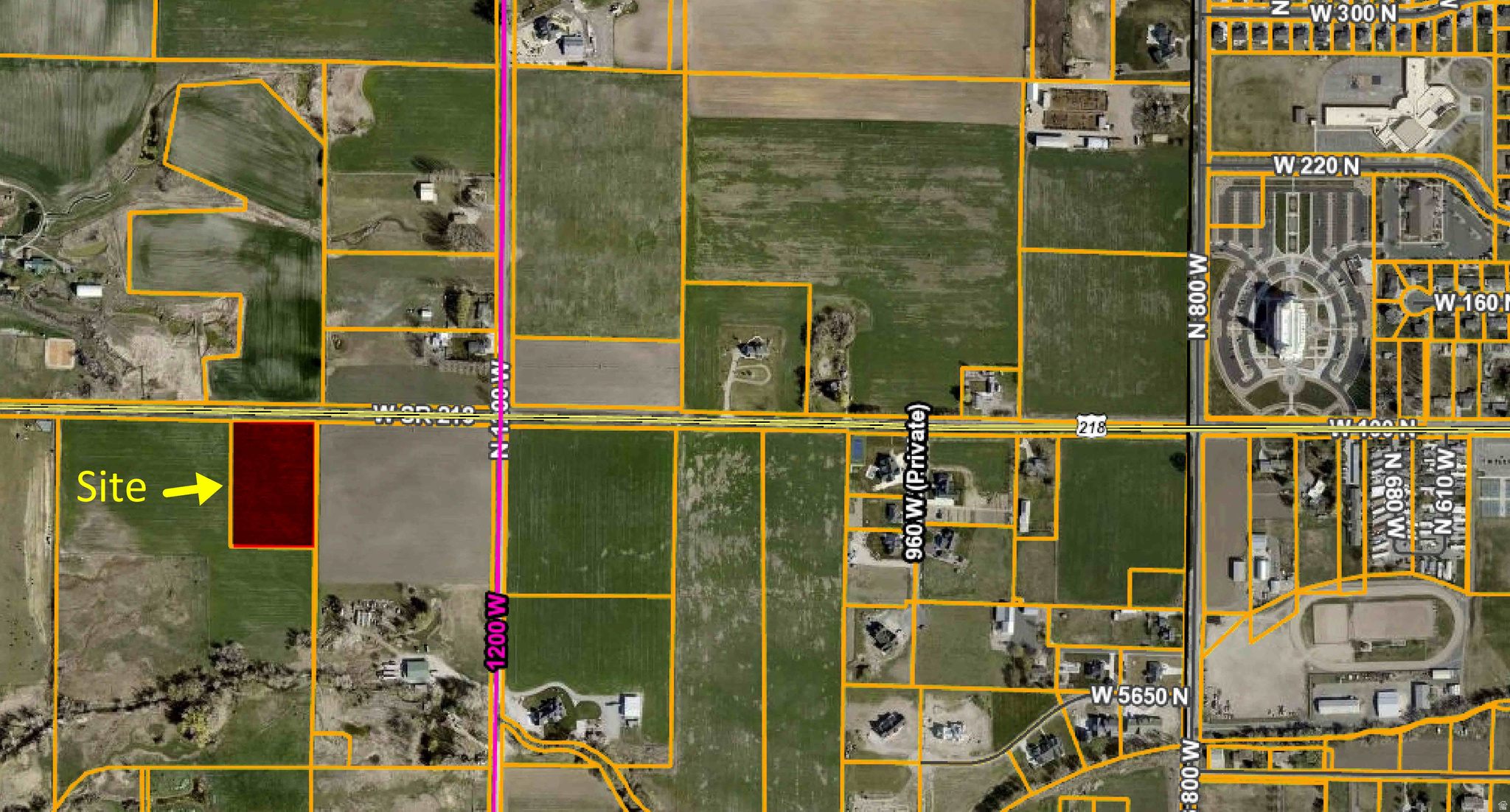 3.75 ac parcel on Hwy 218 Smithfield UT. Just 3500 feet from the new temple. Great views and still in the county. Ideal ranchette parcel. Electricity is available.