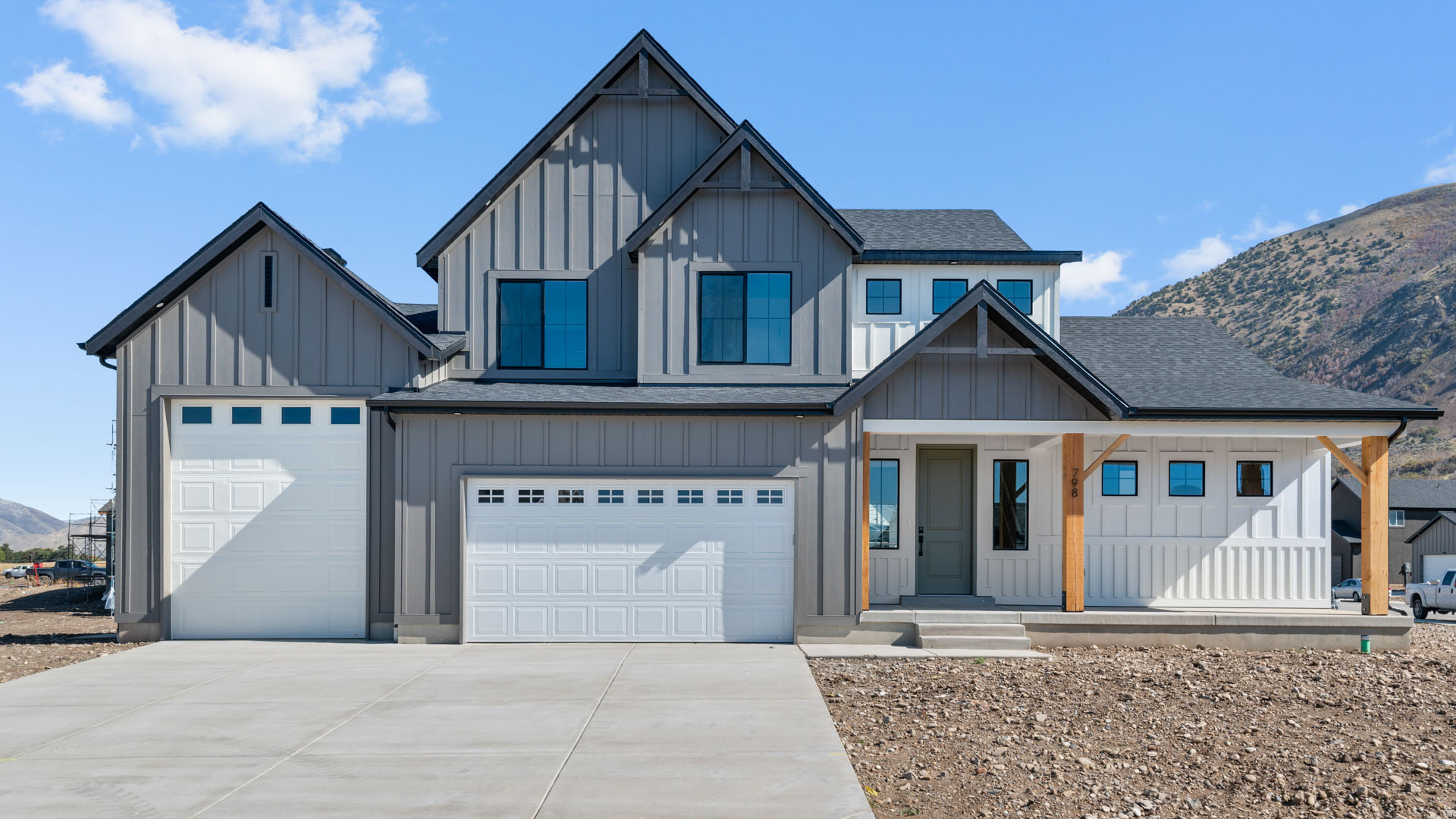 RILEY PARK IN ERDA 1 ACRE LOT.  SEPT MOVE IN!  $9000 towards closing cost with our preferred lender.  This home is under construction with a September completion date. This amazing PROVIDENCE floorplan sits on 1 acre in Erda Utah. The main floor owner's suite has it all: tray ceiling, large walk-in closet with stackable laundry connection, double undercounter sinks, soaker tub and oversized shower. Get cozy in the large family room around the fireplace. The open concept kitchen includes a large island for food prep/counter seating, a large walk-in pantry, kitchen with gas cooktop, 42" upper cabinets w/ crown molding, 30" Single sink, upgraded cabinet with dovetail, soft-close features. Laminate floor throughout the kitchen, dining, & family room. Quartz countertop in kitchen and bathrooms, Powder room located next to the garage entry and mud room bench. Stair railing with newel posts. Upstairs has a loft, 3 large bedrooms, full bathroom, and full laundry room. Home includes unfinished basement with 9' foundation walls, room for a large family room, 2 additional bedrooms, a bathroom, and under porch storage. 2 95% efficient furnaces, 50-gallon water heater, & plumbed for a soft-water system. 3-car RV garage with 12' x 10' door and extra space on the side of the garage to add an RV pad. Sitting on a 1-acre, lot overlooking the valley, this home has it all!  Ask me about our generous home warranties, active radon Mitigation System, and Smart Home Package, which is included in this home. The actual home may differ in color, material, and/or options. Pictures are of a finished home of the same floorplan, and the available home may contain different options, upgrades, and exterior color and/or elevation style. Square footage figures are provided as a courtesy estimate only and were obtained from building plans. No representation or warranties are made regarding school districts and assignments; please conduct your own investigation regarding current/future school boundaries.