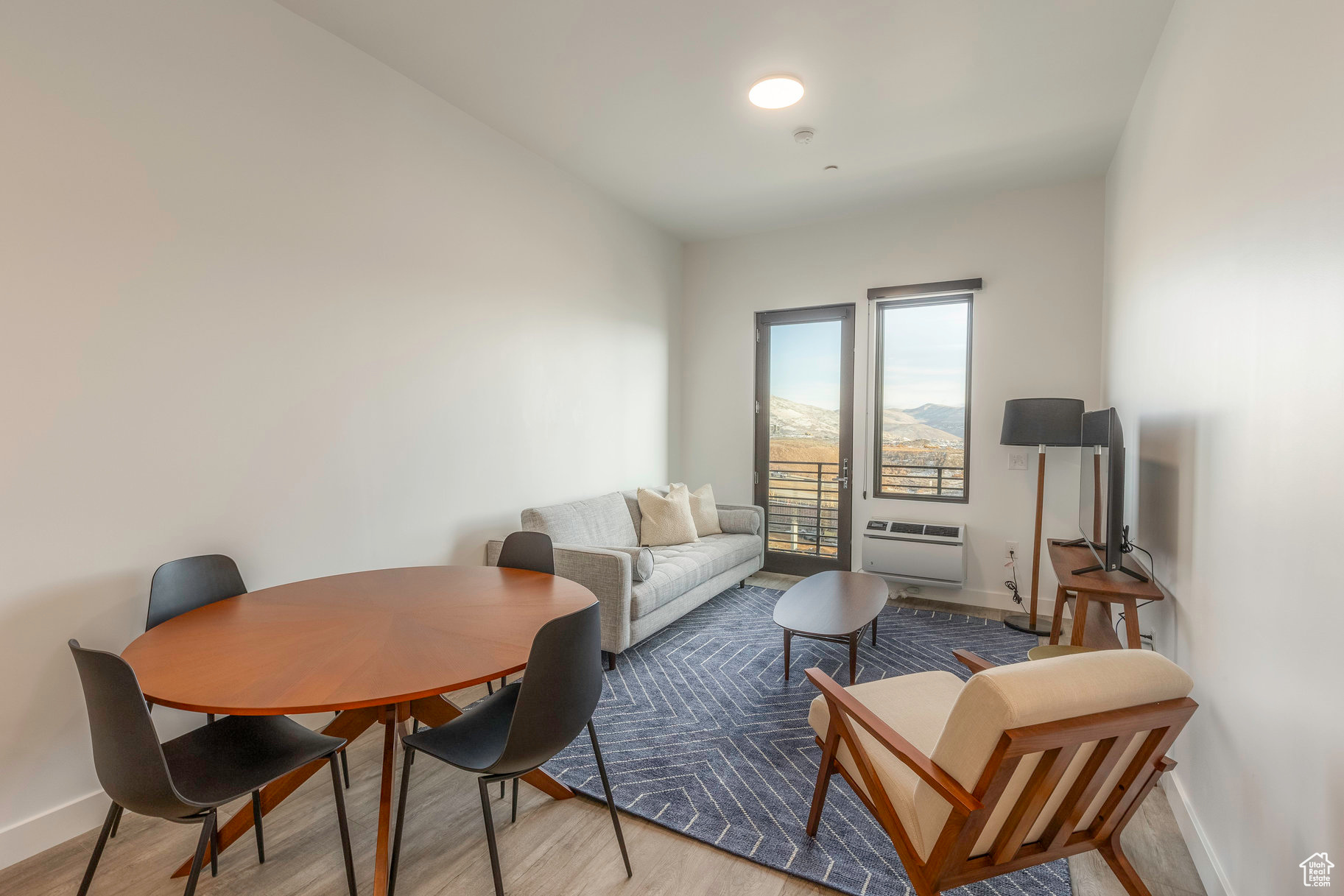 This one-bedroom condominium has a private balcony, views of Deer Valley mountains, and access to phenomenal amenities. Newly built and sold furnished, it is a beautiful clean slate awaiting your personal touch. With access to Jordanelle Gondola, proximity to Deer Valley East Village and Jordanelle Reservoir, and a short drive from Salt Lake airport, it is a perfect mountain getaway at a price point that won't last. The neighboring East Village will have 32 restaurants, 42 shops, an ice skating ribbon, concert venue, and other premier entertainment options just one mile away. Images provided are solely for illustrative purposes and may not accurately represent the final construction of the home. Floor plans, features list, and finishes may vary based upon the plans and specification and are not guaranteed. Layout and finishes for completed construction may vary from those contained in the renderings and plans. The specific features, floor plans, square footage, dimensions and design elements in the home are subject to change or substitution at the discretion of the Seller until such time as a final purchase contract is entered into between a buyer and seller. All information herein is deemed reliable but is not guaranteed. Buyer is responsible to verify all listing information, including square feet/acreage, to buyer's own satisfaction. See more of the adjacent East Village on Instagram: @deervalleyeastvillage.