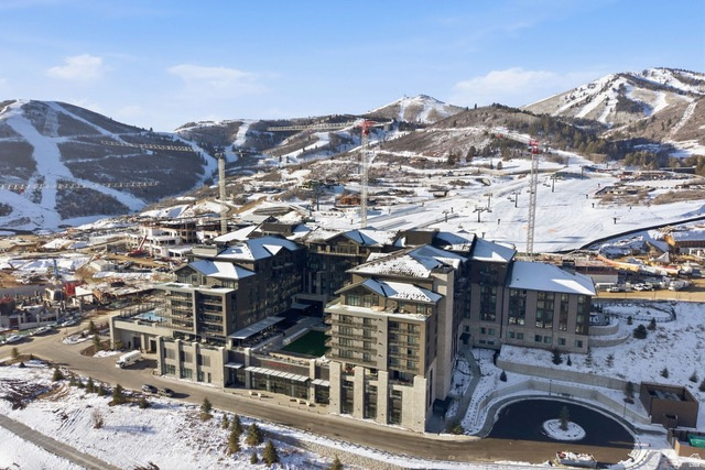 Base Of Deer Valley East Village For $1800 Per Square Foot!  Newly built Grand Hyatt Deer Valley condo at the base of the new Deer Valley East Village - with an amazing price of $1800 per square foot! Walk out the door to the slopes of Deer Valley from your fully furnished and turnkey residence. You'll enjoy the floor-to-ceiling windows and all the high-end finishes of this spacious one-bedroom condo offering the luxury of the high-end ski experience. The full kitchen offers Miele appliances and quartz countertops and opens to a beautiful living area with spacious seating, including a queen sofa sleeper, and a gas fireplace. There's also a large bedroom with a king bed and spacious closets and a beautifully designed bathroom with Waterworks fixtures, heated floors, and a large walk-in shower. The property includes a full-size washer and dryer, owner's closet, a private 5' x 5' storage cage and one parking spot in the garage during your stay. As an owner, you'll have access to the private residence lounge and a personal ski locker. Enjoy the services and amenities of the Grand Hyatt including the heated pool, hot tubs, fitness center, spa, kids' club, dining venues, ski valet, on-site rentals and the dedicate ski shuttle to Park City's Historic Main Street.