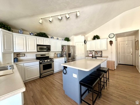 Nestled in the heart of one of the valley's most sought-after neighborhoods, Ivory Highlands.  Strategically located only 20 minutes to downtown Salt Lake City and 38 minutes to Provo!   Ivory Highlands community has great neighbors, trails, and an unmatched lifestyle with tennis courts, swimming pool, basketball, playground, and a club house.   The neighborhood has schools offering desirable Chinese immersion programs.  Separate basement apartment gives you an option for the children or Mother-in-law or instant income! The inviting interior boasts newer flooring and vaulted ceilings beneath a recently replaced roof.  Outside, a dedicated cement pad provides ample space for secure RV parking or apartment parking.   This home combines luxury, convenience, and income potential!  Schedule a showing today.  Square footage figures are provided as a courtesy estimate only and were obtained from building document.  Buyer is advised to obtain an independent measurement.  All information to be verified by buyer.