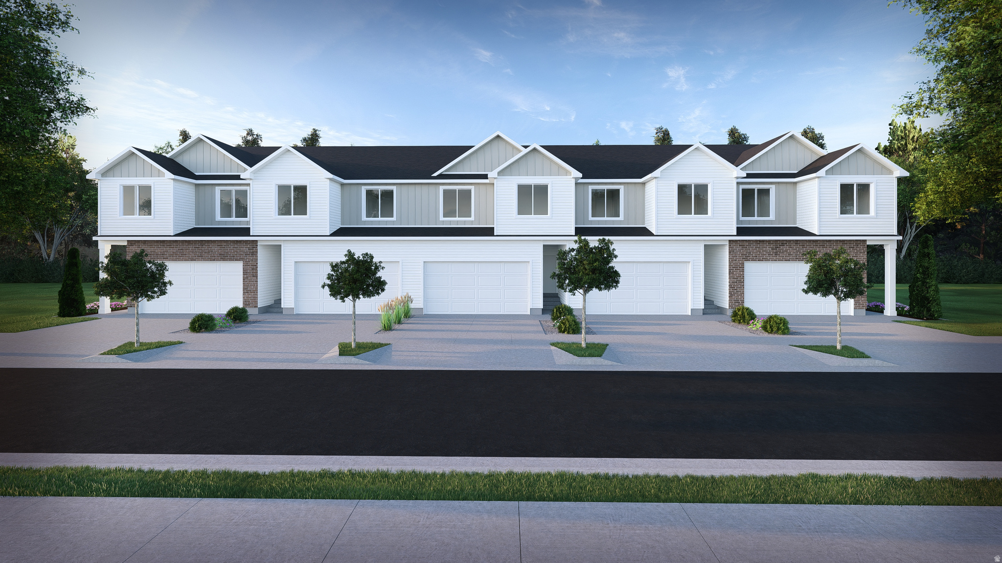 Discover the Huckleberry- a brand-new townhome that comes with an unfinished basement in the beautiful new townhome community of Meadows at Sky View. This floorplan features an open, spacious kitchen and living room perfect for cooking, relaxing, and spending quality time with family and friends. You'll also find a long entry hall, 1/2 bath, mud room area, and sliding glass doors with a back patio! Upstairs, there are 3 bedrooms and 2 more bathrooms including a primary suite that features a walk-in shower and walk in closet. Also upstairs is a generous loft area and a laundry room for added convenience. *Pictures are of a previously completed unit, may feature minor differences*