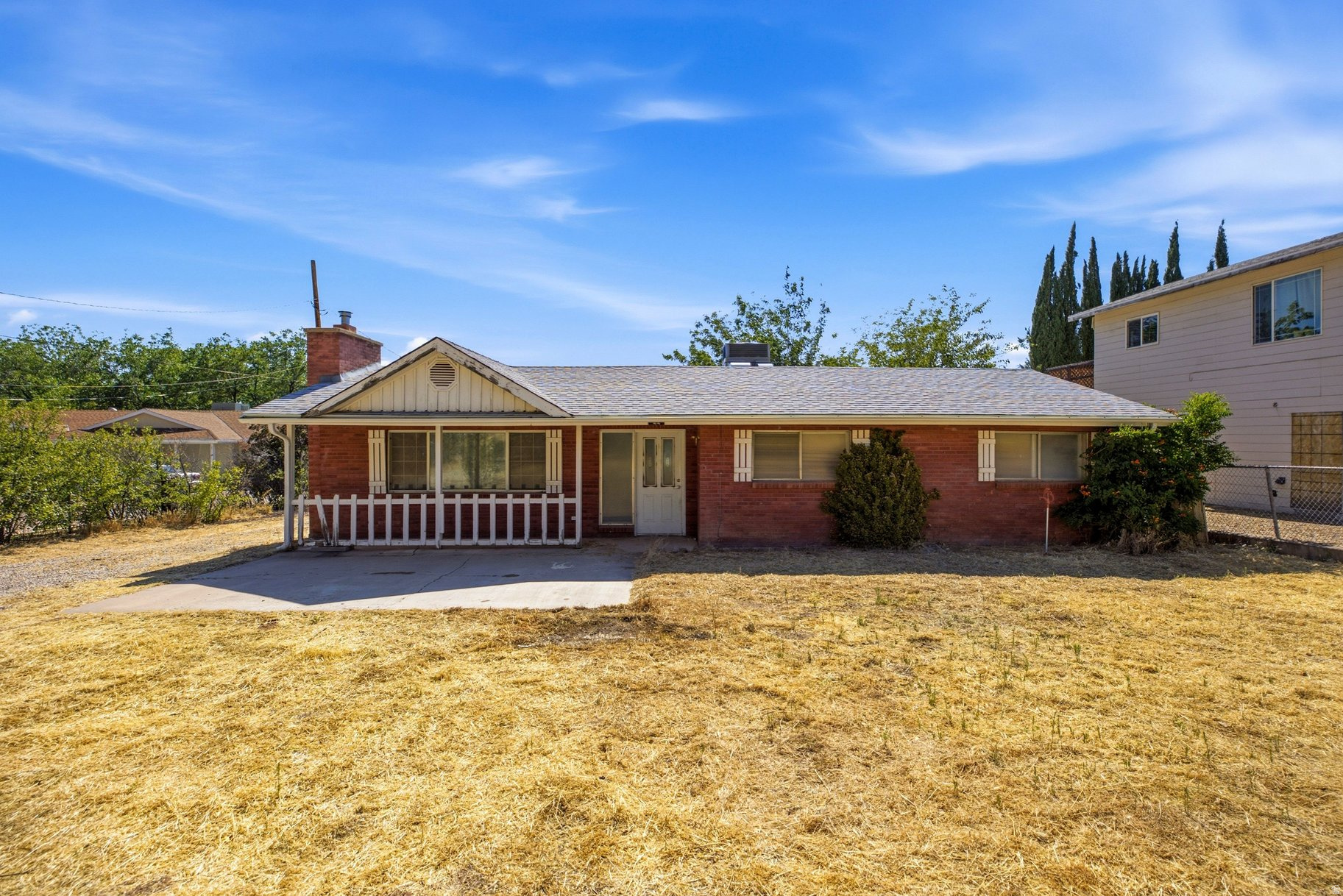 Attention investors and first-time buyers! Bring your tool belt and design ideas to this 3-bedroom, 1.5-bathroom single-story ranch home. Offering unbeatable potential, this property is being sold as-is, where-is, making it the perfect opportunity to build equity. The home is ideal for a fix-and-flip, a rental income stream, or an exciting prospect for a new owner. Located in a desirable and growing area on a generous .42-acre lot, this property offers a rare combination of exceptional space and potential. The home has a newer electrical panel and water heater.  Sewer lines were replaced from the house to the street, and the PEX water line was replaced. The property is being sold in as-is, where-is condition. The seller will make no repairs, provide any warranties, or perform any clean-outs. Buyer to verify all zoning, square footage, utility connections, and MLS information.