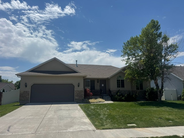 Located in a great American Fork Neighborhood this home has been totally remodeled with new paint, floorcoverings, appliances, new kitchen and bathroom cabinets, new light fixtures and an incredible new trex deck. The home has 2 water heaters with having been replaced in Sept/ Oct 2025. There is a water softener but owner says its not working.  This home is turn key and ready to welcome its new owner! Owner is out of state so please allow at least 48 hours on offers for response.