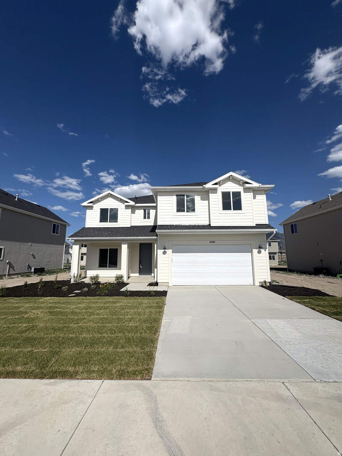 INTEREST RATES STARTING AS LOW AS 4.99% with our preferred lender or $20,000 INCENTIVE towards closing costs, rate buydown, or price reduction regardless of lender! (Talk to agent for conditions.) This is our Must-See New Arrowhead Springs Community in Salem!  This beautiful home was built by Flagship Homes and features 4 bedrooms, a spacious loft area, 2.5 bathrooms, quartz slab countertops, painted cabinets, laminate flooring on the main level, landscaped front yard, 2 car garage, and backyard (can be landscaped for an additional charge). The primary bedroom has a vaulted ceiling, large walk-in closet, dual sinks, and separate tub and shower! Our Arrowhead Springs community will have a  52-acre park, clubhouses, pools and everything you can think of when it comes to Amenities! This community is close to the Freeway (4 minutes) and is in a beautiful location! Call Seth for more information or stop by our model home at 1074 N 1020 W, Salem, Utah 84653 for a tour. Model home hours: Monday-Saturday 11 AM - 6 PM. Buyers to verify all information. Square footage is from house plans.