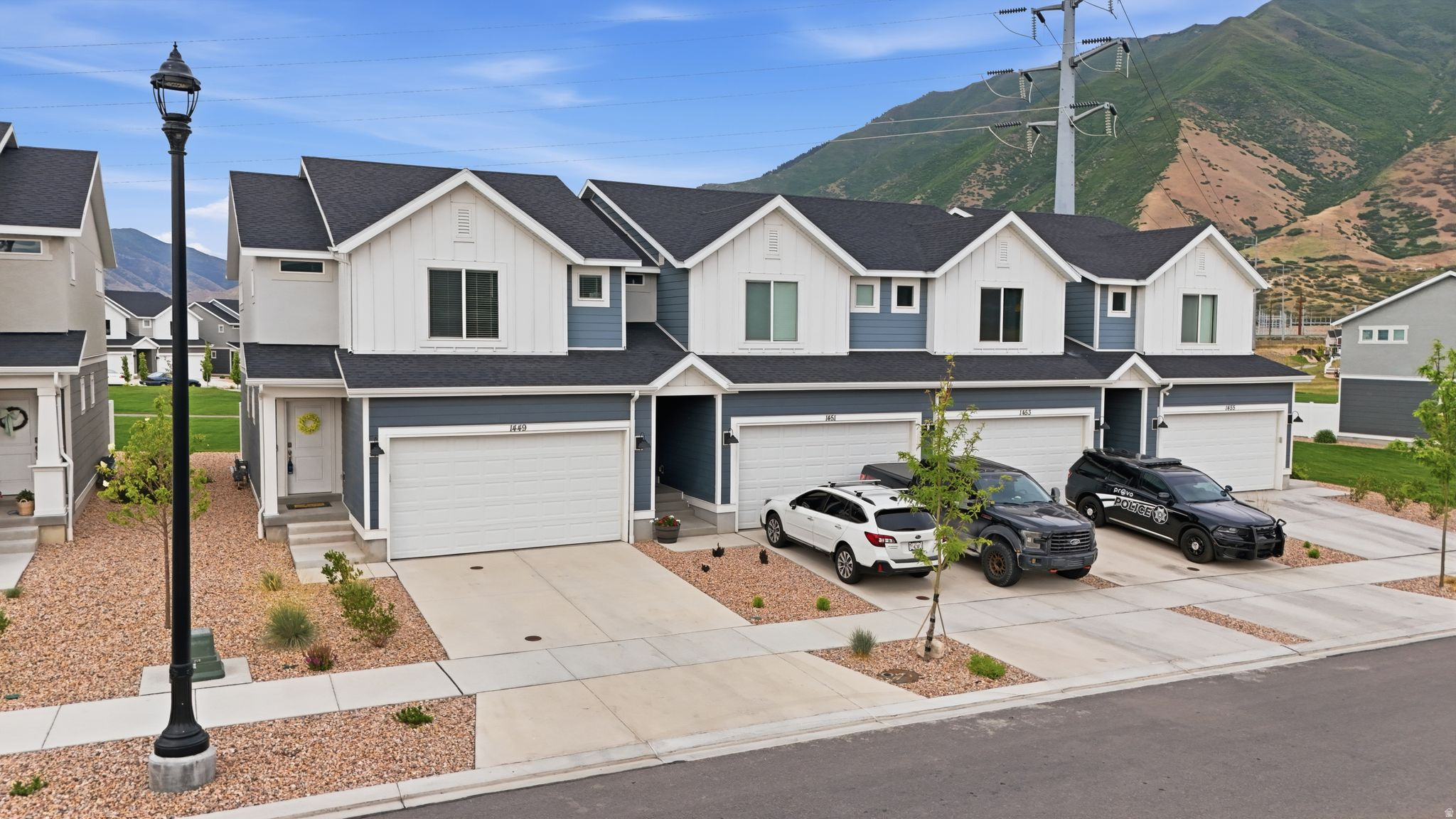 This end unit townhome in Quiet Valley checks every box and then some! Better than new with fresh paint, new carpet, and one of the only fenced patios in the area. Mountain views. PLUS-Fridge, washer, dryer, and window coverings all included. Perfect for easy, low maintenance living in a prime location!  Bright, open feel with 9-foot ceilings, quartz countertops, and extra windows that flood the space with light. Two closets in the primary. Storage everywhere. Full basement ready to grow with you. Outside, Quiet Valley delivers a friendly community with a pool, pickleball, pump track, trails, and playgrounds. All for $121/month HOA. Buyer to verify all.