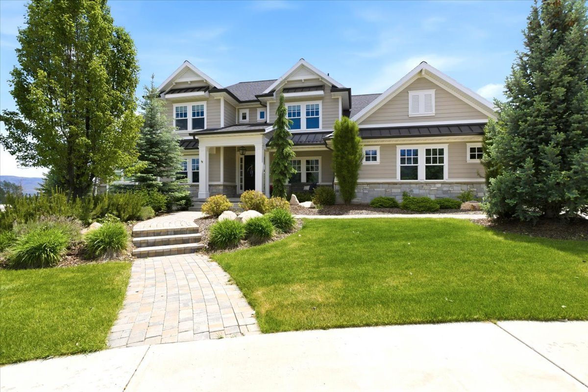 Midway living at its finest!  Home is on a cul-de-sac lot that backs up to the Homestead golf course (course is currently being renovated into a spectacular private course, scheduled to open in 2027) No HOA fees or dues to pay.  Home has custom everything!  The craftsmanship and finishes are exquisite, the floor plan works perfectly as a primary residence, or an amazing place to visit.  Upgraded everything!  Viking and Subzero appliances, heated floors, home automation, etc.  Call to schedule your showing today!