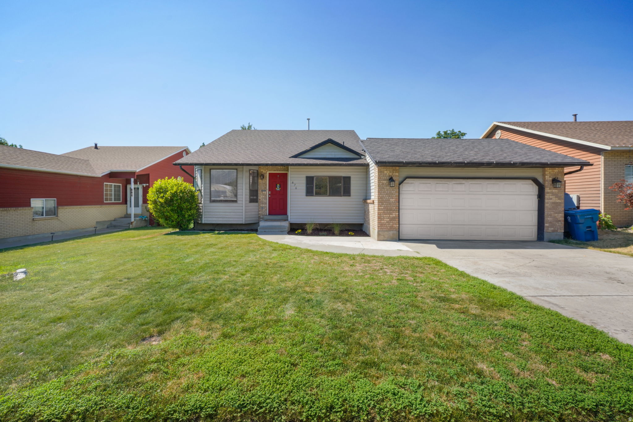 Charming home in the heart of American Fork with easy access to all the amenities, including a hospital, shopping and I-15. The home is bright and open with vaulted ceilings and plenty of space in the yard for pets and a garden. Beautiful solid oak flooring on the main floor. Solar panels are included and are paid off. Don't miss out on the opportunity to purchase this darling property!  Square footage figures are provided as a courtesy estimate only and were obtained from previous appraisal. Buyer is advised to obtain an independent measurement.
