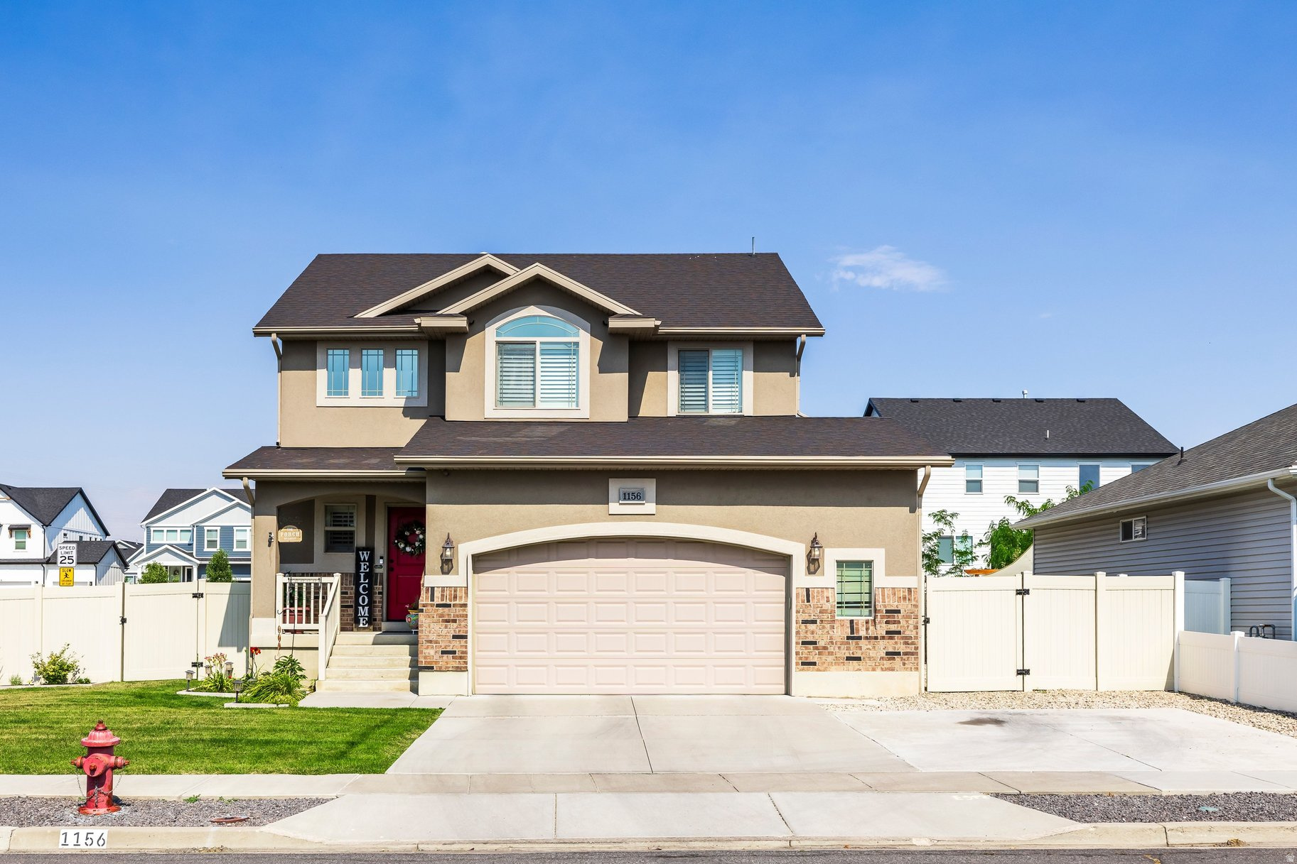 Built in 2013, this well maintained home offers the perfect combination of modern construction, thoughtful updates, and room to grow. Over the past few years, the home has been completely repainted, giving it a fresh, move-in-ready feel. Enjoy relaxing on the covered back patio beneath the new awning and enjoy shady evening BBQ's with a west facing home. The whole house water filtration system provides added peace of mind for everyday living. Already installed on the garage is an EV charger to handle any charging needs and a new water heater installed in 2023 is just one more example of the care this home has received. Inside, the living room and spare bedroom are pre-wired for speakers, making it easy to enjoy your favorite music or create the perfect entertainment space. Because the home was built in 2013, the major systems including the roof, HVAC, plumbing, and electrical, still have plenty of expected service life remaining, offering confidence for years to come. Looking for additional space? The basement is already well on its way to being finished with the framing and electrical already completed. Finish the remaining work to add another bedroom, spacious family room, and full bathroom, creating instant equity while customizing the space to fit your needs. This is a fantastic opportunity to own a newer home that has been meticulously cared for, features valuable updates, and offers the flexibility to grow with your family.