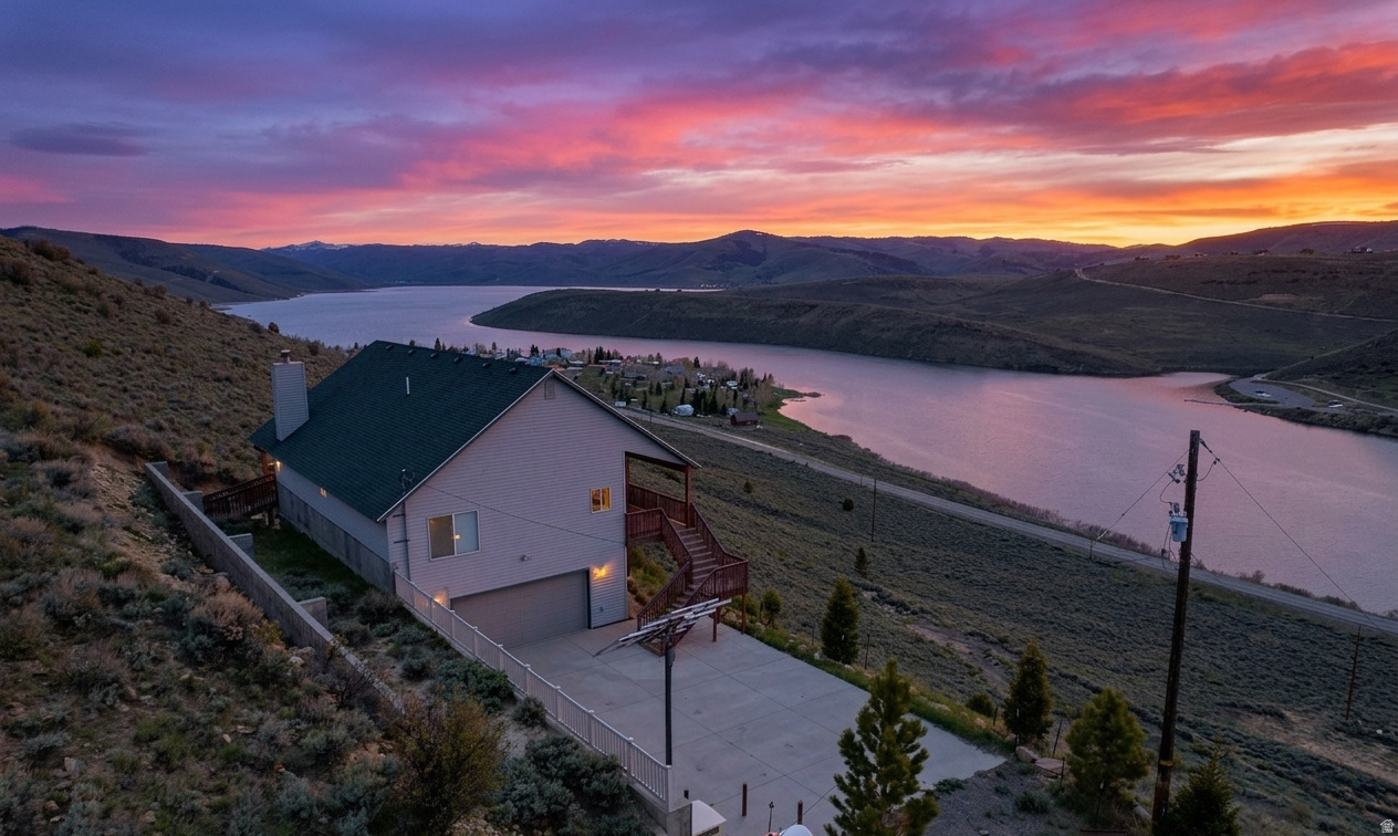 Discover breathtaking views at this incredible cabin! Offering everything you've ever dreamed of. With no close neighbors, and expansive gathering area for family and friends. Fully furnished and equipped with it's own well, power & sewer connections. This cabin features 1,000 gallon water tank, backup generator and solar panels.