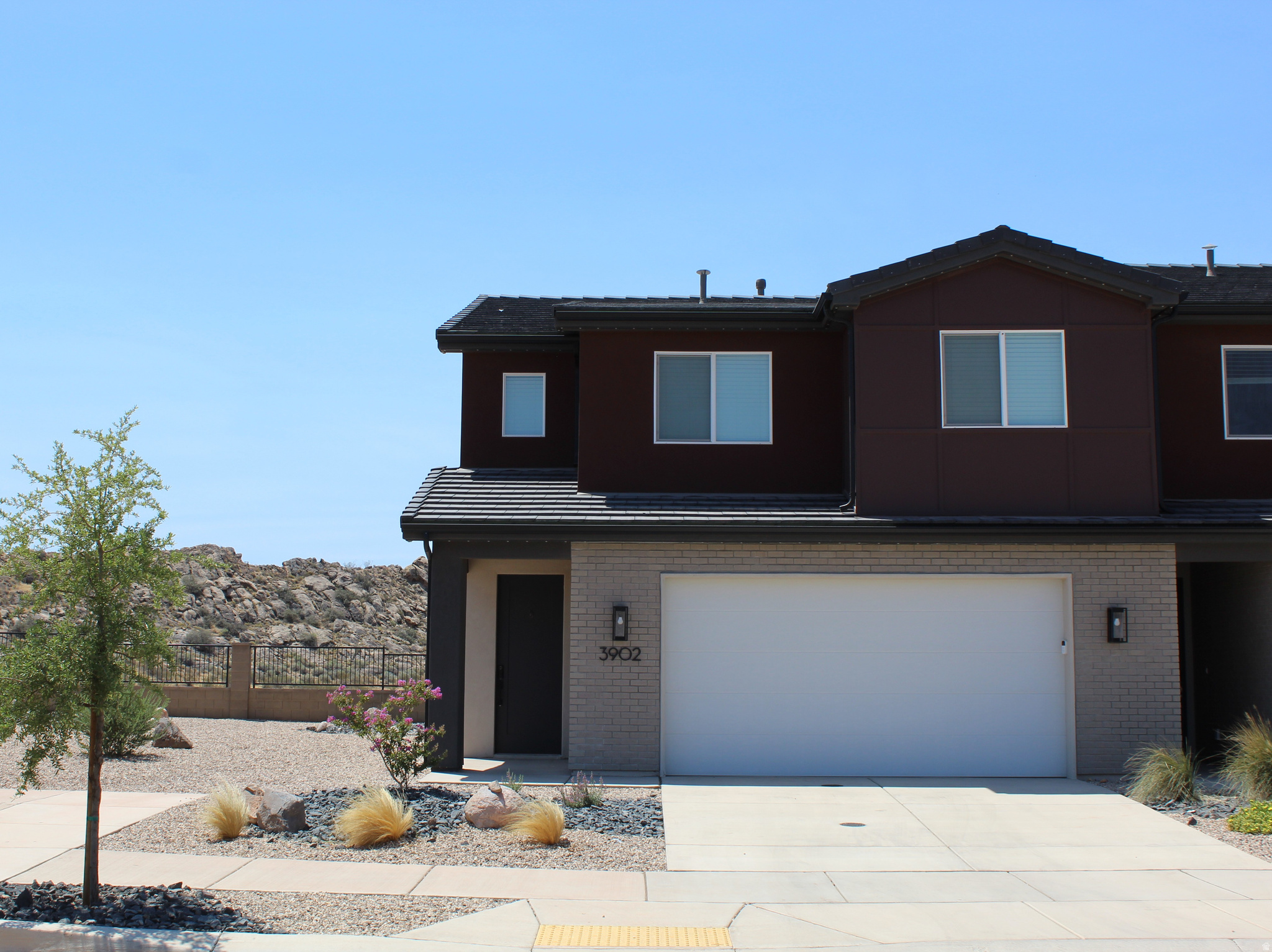***OPEN HOUSE June 20th, 2026, 1-3 PM*** Discover BREATHTAKING views from one of the most desirable communities in Coral Canyon. This FULLY fenced, like NEW, END UNIT offers privacy and modern comfort. Enjoy direct access to walking/biking trails, a professionally landscaped backyard and the community POOL, SPA and firepit. The BEAUTIFUL finishes throughout the home include permanent Christmas lights, an open-concept design and tons of NATURAL light. UPGRADED fans in each room with remotes. CUSTOMIZED blackout backdoor blinds. Garage comes with shelving for extra STORAGE. Minutes from shopping, dining, recreation and three minutes off the freeway. Square footage figures are provided as a courtesy estimate only and were obtained from county records. Buyer is advised to obtain an independent measurement.