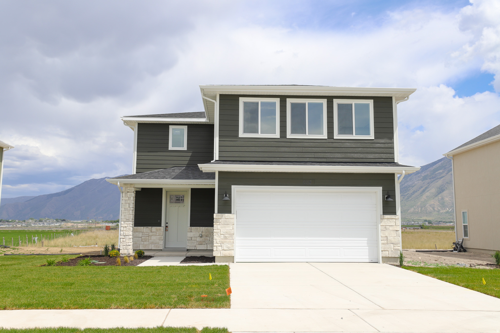 $20,000 INCENTIVE towards closing costs, rate buydown, or price reduction regardless of lender! (Talk to agent for conditions.) This is our Must-See New Arrowhead Springs Community in Salem!  This beautiful home was built by Flagship Homes and features 4 bedrooms, 2.5 bathrooms, quartz slab countertops, painted cabinets, laminate flooring on the main level, landscaped front yard, 2 car garage, and backyard (can be landscaped for an additional charge). The primary bedroom has a vaulted ceiling, large walk-in closet, dual sinks, and separate tub and shower! Our Arrowhead Springs community will have a  52-acre park, clubhouses, pools and everything you can think of when it comes to Amenities! This community is close to the Freeway (4 minutes) and is in a beautiful location! Call Seth for more information or stop by our model home at 1074 N 1020 W, Salem, Utah 84653 for a tour. Model home hours: Monday-Saturday 11 AM - 6 PM. Buyers to verify all information. Square footage is from house plans.