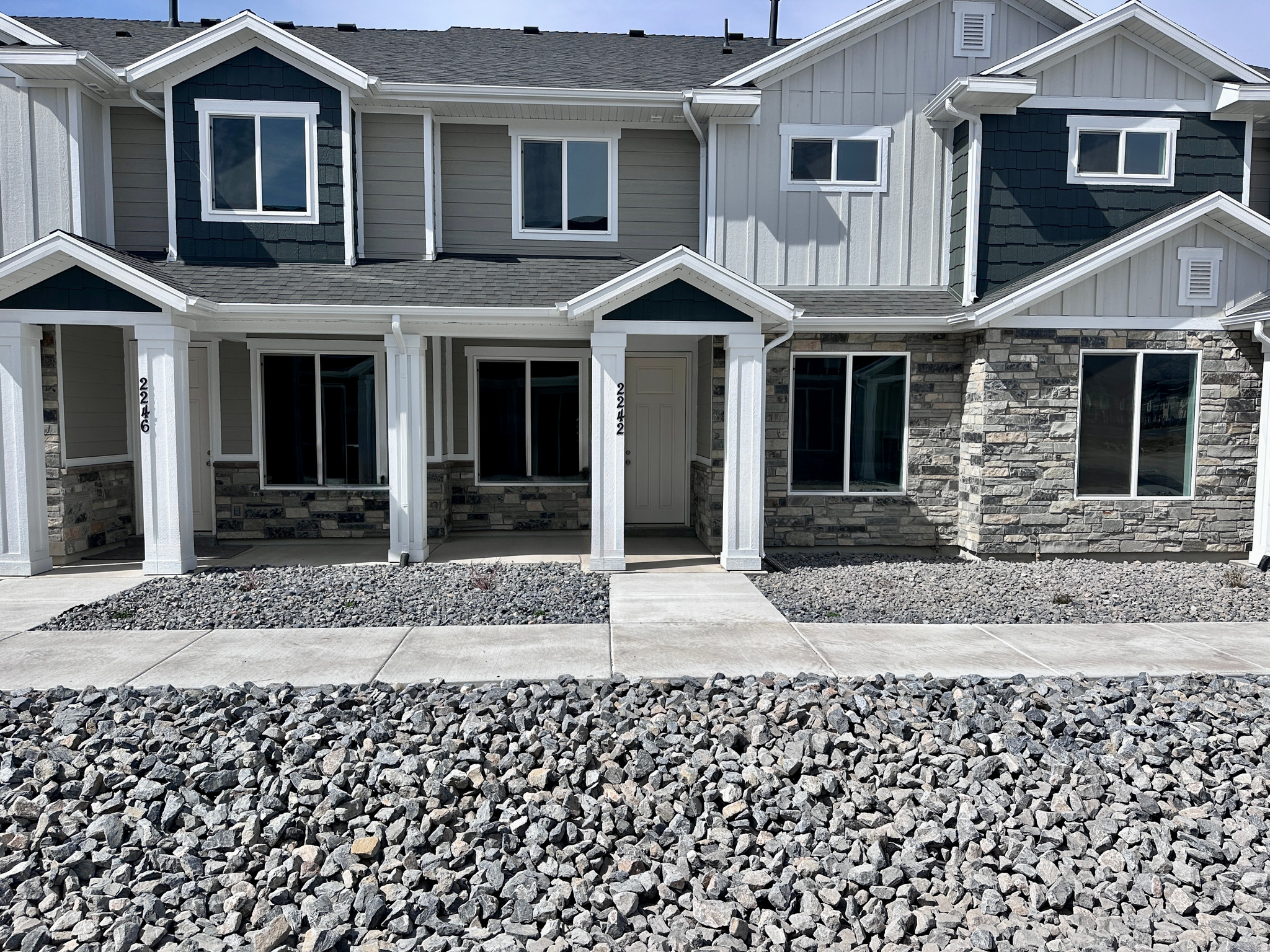 NEW PRICING on this brand new, move-in ready townhome. Step inside to 9' ceilings, LVP flooring and open layout. Kitchen shines with painted grey cabinets, granite countertops, pantry, and a large island perfect for gathering. Upstairs you'll find 3 bedrooms, including spacious primary suite with tray ceiling, separate tub/shower, private water closet, and a walk-in closet. A bonus office/reading nook adds flexibility. *Photos may show a similar unit with identical selections.