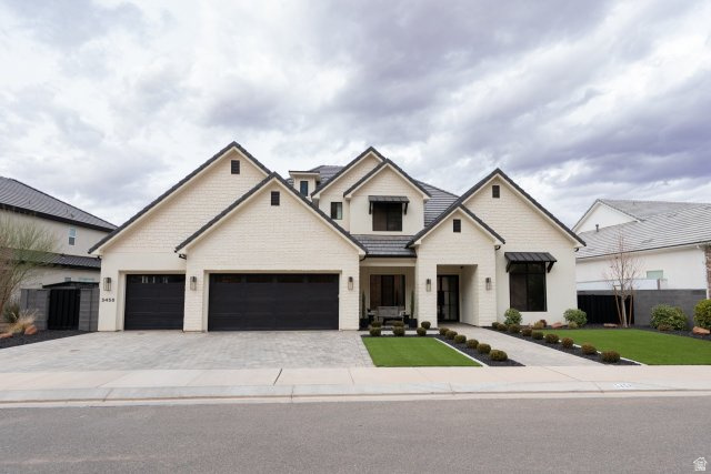 PANORAMIC VIEWS. Views of Pine Valley Mountain & the western half of St. George set the stage for this pristine New Trend Construction home in Little Valley. Nestled on an elevated lot creating extreme privacy, no neighbors behind you. Incredible backyard, featuring a saltwater pool with natural jumping rock & motorized cover, a spacious turf area large enough to easily fit a sport court, outdoor kitchen, & built-in trampoline. Large sliding glass doors & expansive windows throughout the home are thoughtfully positioned to capture the views, while tall doorways & ceilings enhance the sense of space & light. The home is tastefully furnished with Restoration Hardware furnishings & dcor, available for purchase with the home under separate agreement. The stunning kitchen showcases custom cabinetry, a built-in fridge/freezer, Monogram appliances, & upgraded designer lighting. The luxurious primary suite offers sweeping views and privacy, a walk-in shower, & custom closet. The thoughtfully designed floorplan includes two bedrooms, a dedicated living room, office, & flex room on the main level, along with a second laundry room, second family room, & bonus room. A truly one-of-a-kind property offering views, design, & functionality. This is a home not to be missed! More... offers sweeping views, a walk-in shower, & custom closet. The thoughtfully designed floorplan includes two bedrooms, a dedicated living room, office, & flex room on the main level, along with a second laundry room, second family room, & bonus room. A truly one-of-a-kind property offering views, design, & functionality this is a home not to be missed.