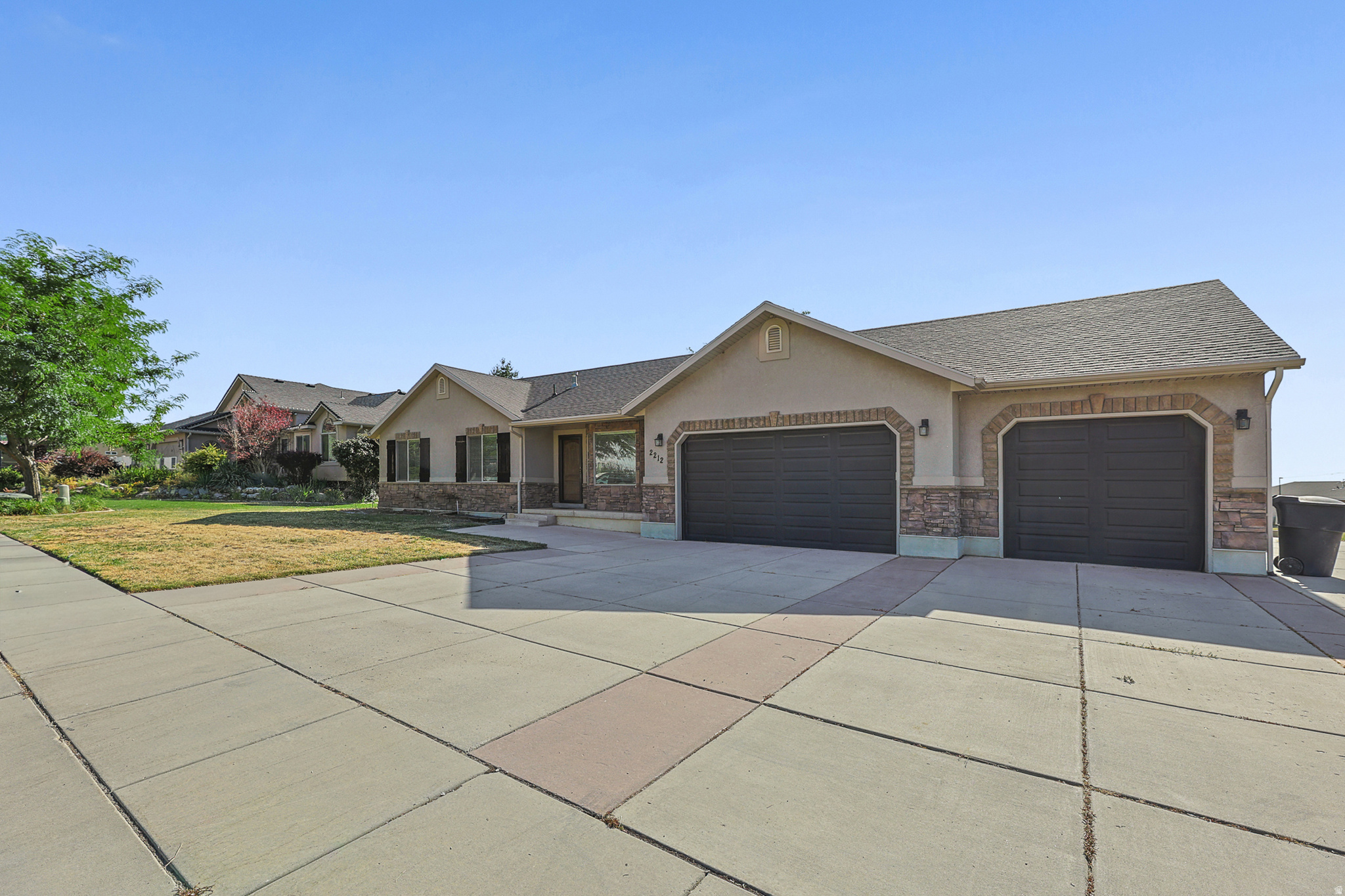 **Income-Producing Home with Accessory Apartment, Mountain Views & Exceptional Flexibility. Don't miss this incredible opportunity to own a spacious home in a desirable location east of Highway 89 in Perry with stunning mountain views and built-in rental income. Designed with flexibility in mind, this home offers **6 bedrooms, 3.5 bathrooms, 2 kitchens, and 2 laundry rooms**, making it ideal for a variety of living arrangements, including **multi-generational living** or those seeking additional private living space. The open-concept main level has a formal living room/office and open concept kitchen/great room, lots of basement storage and an oversized garage-ensures there's room for everything. The fully finished 2-bedroom accessory apartment features its own private entrance, full kitchen, separate laundry room, and comfortable living area. A lease is currently in place at $1,500 per month offering immediate rental income that can help offset mortgage expenses. Outside, enjoy the fully fenced backyard, perfect for outdoor entertaining, gardening, pets, or recreation. The extra-large 3-car garage includes EV charging and offers generous storage space in addition to RV parking. Square footage figures are provided as a courtesy estimate only and were obtained from independent appraisal.  Buyer is advised to obtain an independent measurement. Additional 24 notice for showings if you would like to see the ADU. Agent related to Seller.