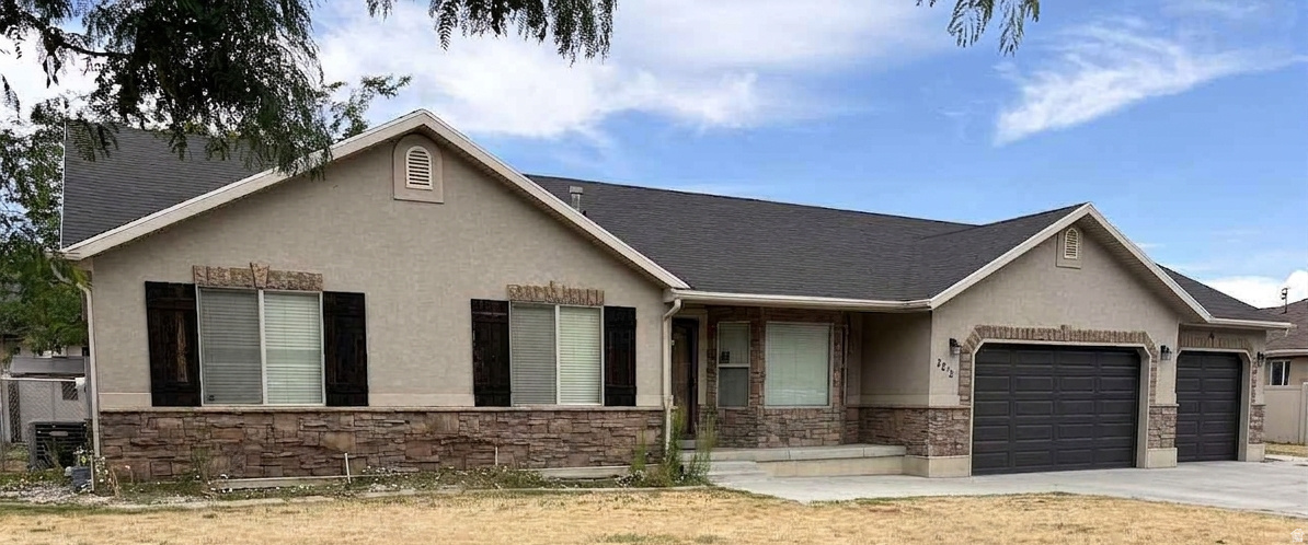 **Income-Producing Home with Accessory Apartment, Mountain Views & Exceptional Flexibility**OPEN HOUSE SAT JULY 11**   Don't miss this incredible opportunity to own a spacious home in a desirable location east of Highway 89 in Perry with stunning mountain views and built-in rental income. Designed with flexibility in mind, this home offers **6 bedrooms, 3.5 bathrooms, 2 kitchens, and 2 laundry rooms**, making it ideal for a variety of living arrangements, including **multi-generational living** or those seeking additional private living space. The open-concept main level has a formal living room/office and open concept kitchen/great room, lots of basement storage and an oversized garage-ensures there's room for everything. The fully finished 2-bedroom accessory apartment features its own private entrance, full kitchen, separate laundry room, and comfortable living area. A lease is currently in place at $1,500 per month plus $150 per month for utilities, offering immediate rental income that can help offset mortgage expenses. Current renter would like to stay but lease is month to month offering flexibility. Outside, enjoy the fully fenced backyard, perfect for outdoor entertaining, gardening, pets, or recreation. The extra-large 3-car garage includes EV charging and offers generous storage space in addition to RV parking, making it easy to accommodate vehicles, recreational equipment, and hobbies.  Square footage figures are provided as a courtesy estimate only and were obtained from independent appraisal.  Buyer is advised to obtain an independent measurement. 24 hour notice for showings. Agent related to Seller.
