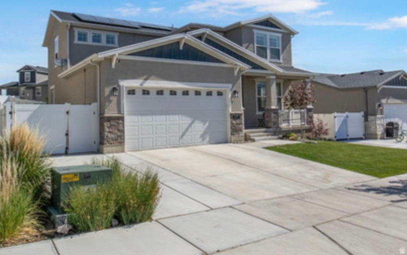 OPEN HOUSE Saturday, 5/23 2:30-4:30pm.  This pristine 5 bedroom, 3.5 bath beauty is fully finished and ready for you to call home.  Built in 2020, this beautifully maintained 2-story home has everything you need.  The flat, usable lot features a fully-fenced yard, extra parking on the side of the home, and enough yard to throw the best neighborhood parties with lots of room to play!  The home is filled with bright, natural light, gorgeous color selections, and an open floor plan.  With 5 bedrooms plus a den, and a large family room in the finished basement, you'll have all the room you are looking for!