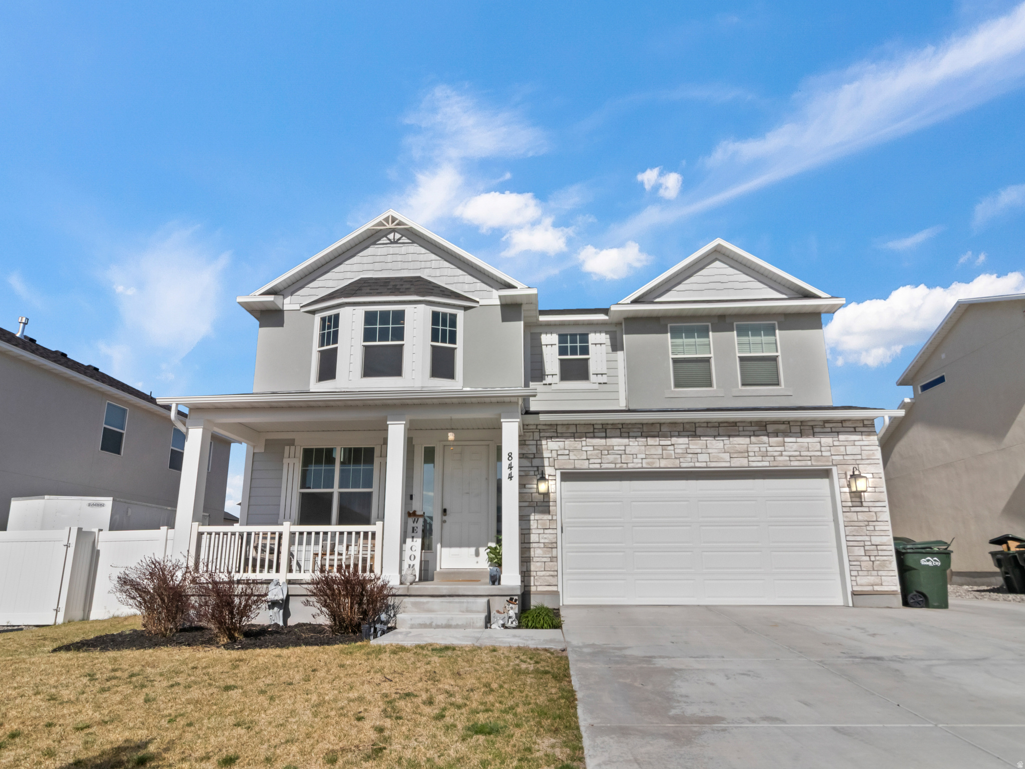 Buyers financing failed back on the market.   Don't miss out on this Spacious two story home with natural light and open concept. Features 4 bedrooms on 2nd floor, Room to grow in basement partially framed. Great kitchen with granite counter tops, gas stove, Island can seat 5 comfortably, RV Parking, Huge patio for family BBQ's.  SQ FT is provided as a courtesy, buyer to verify all info.