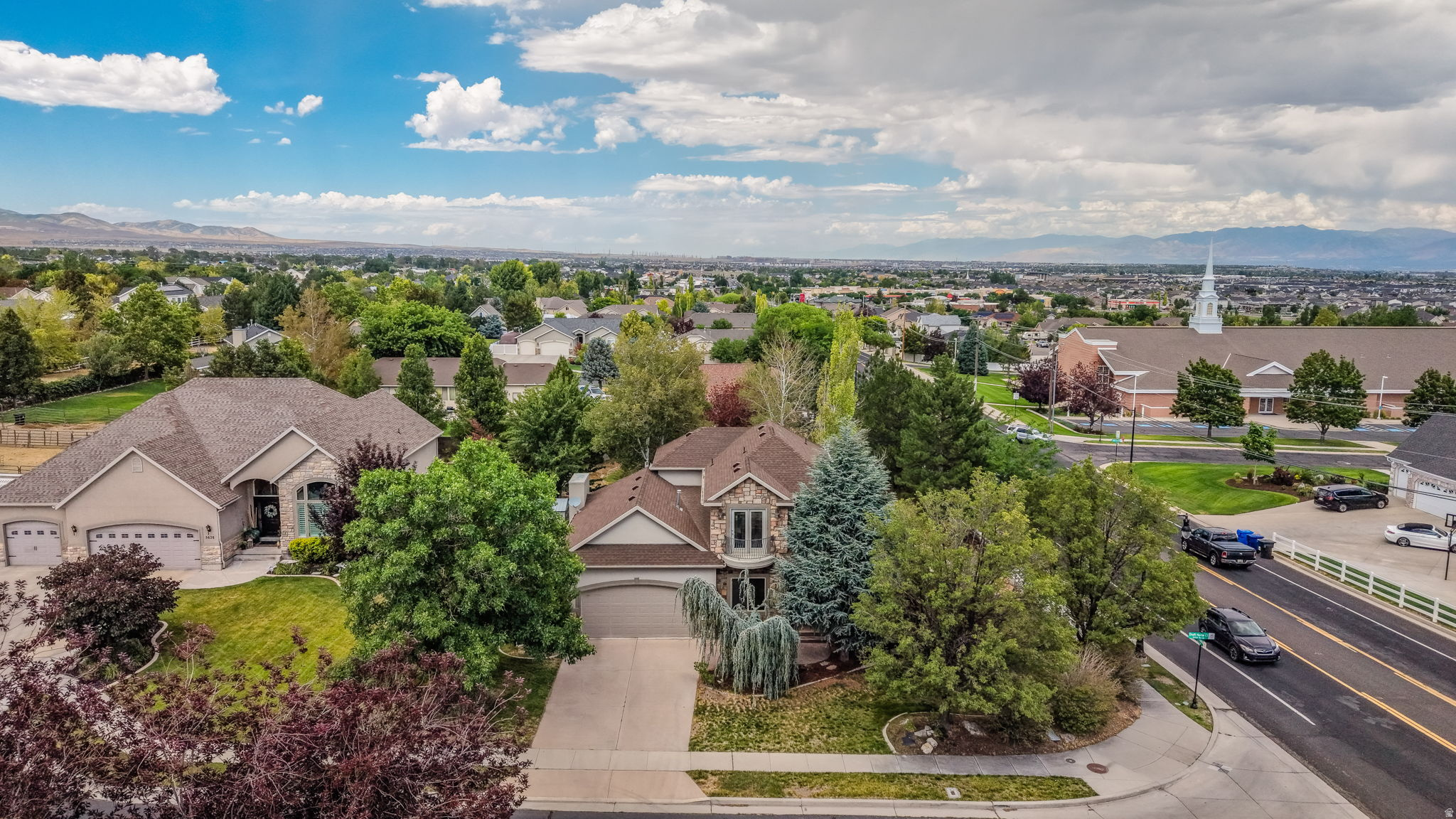 Amazing Herriman 2-Story home! Situated in a quiet cul-de-sac on a spacious corner lot, this home is well cared for and ready for its new owners. As you walk in the front door, you are greeted by a tall entry way and a nice staircase. The main level is designed for both productivity and functionality, featuring a dedicated office space right off the entry and a formal dining room perfect for hosting special occasions. As you move into the heart of the home, you'll love theseamless flowperfect for everyday living.Walk into the kitchen and your eyes go right to the granite countertops, stainless steel appliances, and alder cabinets. With the addition of a central island, you have plenty of counter space for all your cooking needs. The kitchen flows seamlessly into a great room and on the other side a formal dining, built for entertaining. The second floor features a nice-sized primary bedroom complete with a spacious walk-in closet and a luxury bathroom featuring a separate tub and shower. The lower level offers a fullyfinished basement, providing the perfect extra living area, bedrooms and or game room. Looking out the back door, you have a covered patio (stubbed for gas for your BBQ) and a massive .35 acres to enjoy all to yourself!