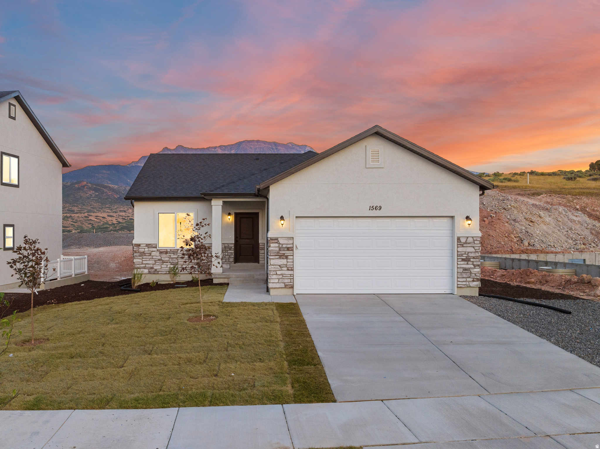 The "Chamberlen" is an incredible floor plan! Amazing neighborhood with stunning views of the mountains at the The Hills community. This home will be finished in the June. $10K in closing costs with the builder's preferred lender! Rates, home and lot details are subject to change. Call/text today for more info!