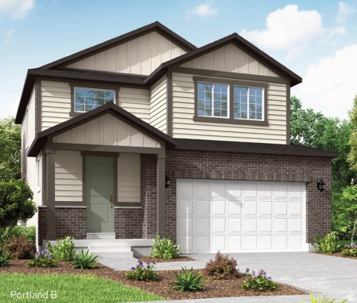 Beautiful brand new Portland, a beautifully upgraded home that blends modern comfort, thoughtful design, and premium finishes throughout. The inviting kitchen features white laminate cabinetry, quartz countertops, a stylish tile backsplash, and platinum gas appliances, creating a space that is both functional and elegant. A charming box window in the kitchen nook fills the dining area with natural light and adds architectural character. The home showcases a beautiful combination of laminate hardwood, tile, and carpet flooring, enhanced by can lighting and Craftsman-style baseboards and casing. The warm and welcoming living area is highlighted by a cozy gas log fireplace, perfect for relaxing evenings at home. Retreat to the spacious owner's suite, where the luxurious bathroom features a walk-in shower with Euro glass doors and quartz surrounds and satin and brushed nickel hardware, offering a spa-like experience. Energy-efficient amenities include a tankless water heater and convenient Christmas light outlets for effortless seasonal decorating. Outside, the RV pad provides valuable additional parking and storage space, making this home ideal for outdoor enthusiasts and those with recreational vehicles. With exceptional upgrades, quality craftsmanship, and modern conveniences throughout, the Portland offers the perfect combination of style, comfort, and functionality.