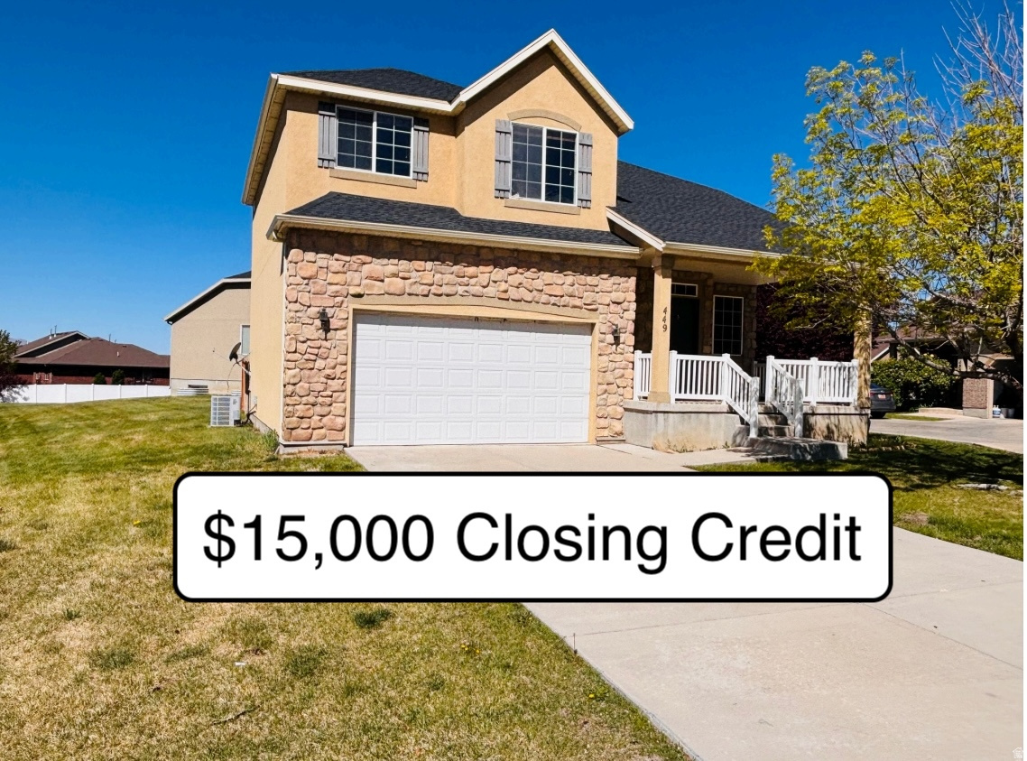 HUGE Price Reduced! Plus seller is offering a $15,000 closing credit to the buyer for an interest rate buy-down, with a full-price offer. This beautifully updated 4-bedroom, 3.5-bath home offers the perfect blend of space, comfort, and low-maintenance living. Vaulted ceilings, abundant natural light, and stunning mountain views create an open, airy feel throughout. Enjoy a maintenance-free front yard and a fully fenced backyard, ideal for relaxing or entertaining, all while being surrounded by community green spaces and parks on a quiet street with nearby walking paths. Recent updates include a 1-year-old roof, a new high-efficiency HVAC system, New carpet, and fresh interior paint, making this home truly move-in ready, plus the added benefit of a 1-year home warranty from the seller. Inside, a two-sided gas fireplace adds warmth and character, facing both the living room and family room, while the thoughtfully designed layout offers a spacious main-level living area, a great room, a versatile loft upstairs, and a large downstairs recreation room. The primary suite provides a comfortable retreat with a soaking tub, private water closet with a bidet, and a generous walk-in closet. If you're looking for a beautiful, low-maintenance home with space to live and grow, this one checks all the boxes-schedule your showing today. Square footage per county records. Go to this site for a photo tour https://www.zillow.com/view-imx/94cb56fb-e296-4473-8567-7b117944e526setAttribution=mls&wl=true&initialViewType=pano&utm_source=dashboard