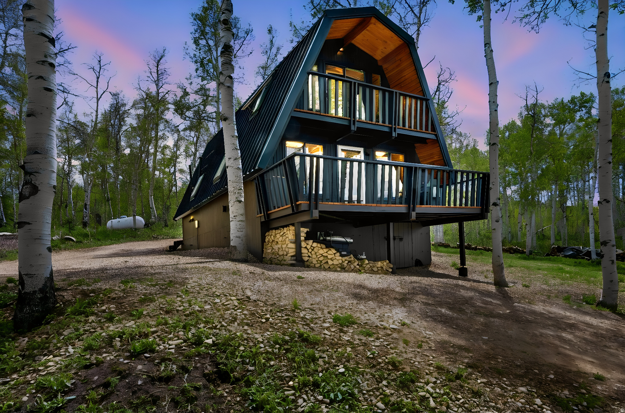 Prepare to fall in love with this incredible mountain GEM tucked away in the trees of beautiful upper Timber Lakes! Situated on a private .69-acre lot and set nearly 300 feet back from the road, this peaceful retreat offers exceptional privacy, tranquility, and breathtaking mountain views framed by towering pines and aspens. Thoughtfully renovated with tasteful modern updates, this move-in-ready cabin blends rustic mountain charm with effortless comfort and convenience. Extensive improvements include a durable 24-gauge metal roof, nine skylights that flood the home with natural light, beautifully refreshed bathrooms, pantry, laundry and mechanical rooms, plus brand-new modern plumbing throughout the entire property extending all the way to the street with a waterline buried six feet deep. Stay connected with fiber optic internet offering 300 Mbps speeds while enjoying spectacular views of the Wasatch Back & Deer Valley. Relax and entertain from three redwood decks surrounded by nature, cozy up beside the wood-burning stove, or enjoy the comfort of the propane heating system. Washer and dryer are included, plus enjoy the added bonus of free neighborhood firewood. With direct snowmobile access into the Uinta Mountains and endless year-round recreation at your fingertips, this clean, well-maintained cabin is ready for immediate enjoyment as a full-time residence or mountain getaway. This one is sure to move quickly!