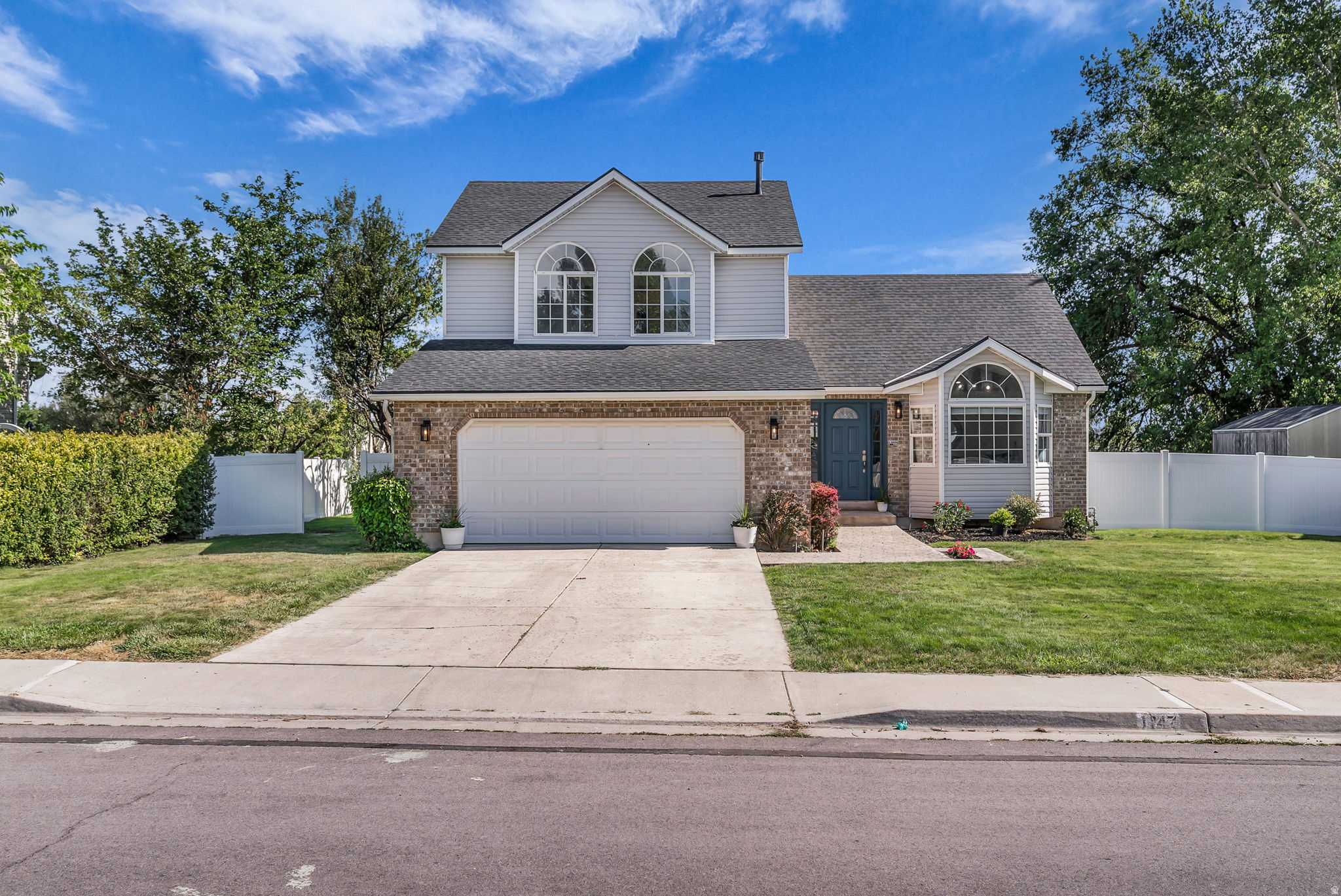 Welcome to this beautifully updated home in a quiet Lehi neighborhood! Ideally located between Provo and Salt Lake City, you'll enjoy a quick 5-minute drive to I-15, making commuting a breeze. Just minutes from Silicon Slopes, FrontRunner, excellent schools, shopping, dining, parks, and biking trails, this location offers convenience without sacrificing peace and privacy. Inside, the home welcomes you with soaring vaulted ceilings and abundant natural light. The updated kitchen and bathrooms, newer carpet, and beautiful solid wood flooring make this home move-in-ready. Recent major improvements include a new roof and new fence. Outside you'll enjoy the fully fenced back yard that borders an open field, offering exceptional privacy with no rear neighbors and a quiet setting perfect for relaxing, gardening & entertaining. Schedule your tour of this exceptional home today.   *Square footage taken from County records; buyer advised to verify.