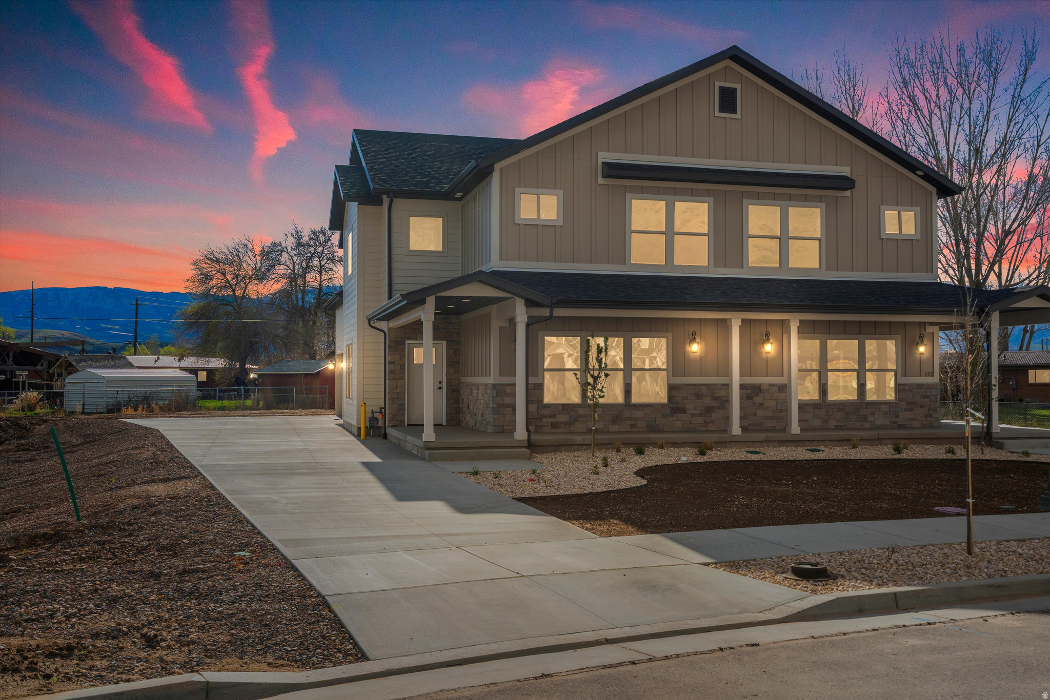 *$2000 Dollar credit to anything ( furniture, appliances, decor)*  Brand new twin home in desirable Morgan Valley offering 2,246 sq ft, 4 bedrooms, and 2 bathrooms with a modern, open-concept design. The main living space is bright and inviting, seamlessly connecting the kitchen and living area-perfect for everyday living and entertaining. Step outside to a private, secluded backyard with mountain surroundings, creating a peaceful retreat. Additional features include a 2-car garage, generous parking, and quality finishes throughout. Conveniently located near local shops, dining, and essentials, with a quick 45-minute commute to Salt Lake City International Airport. Experience the balance of small-town living with easy city access. Certificate of Occupancy ready Buyer to verify all information.