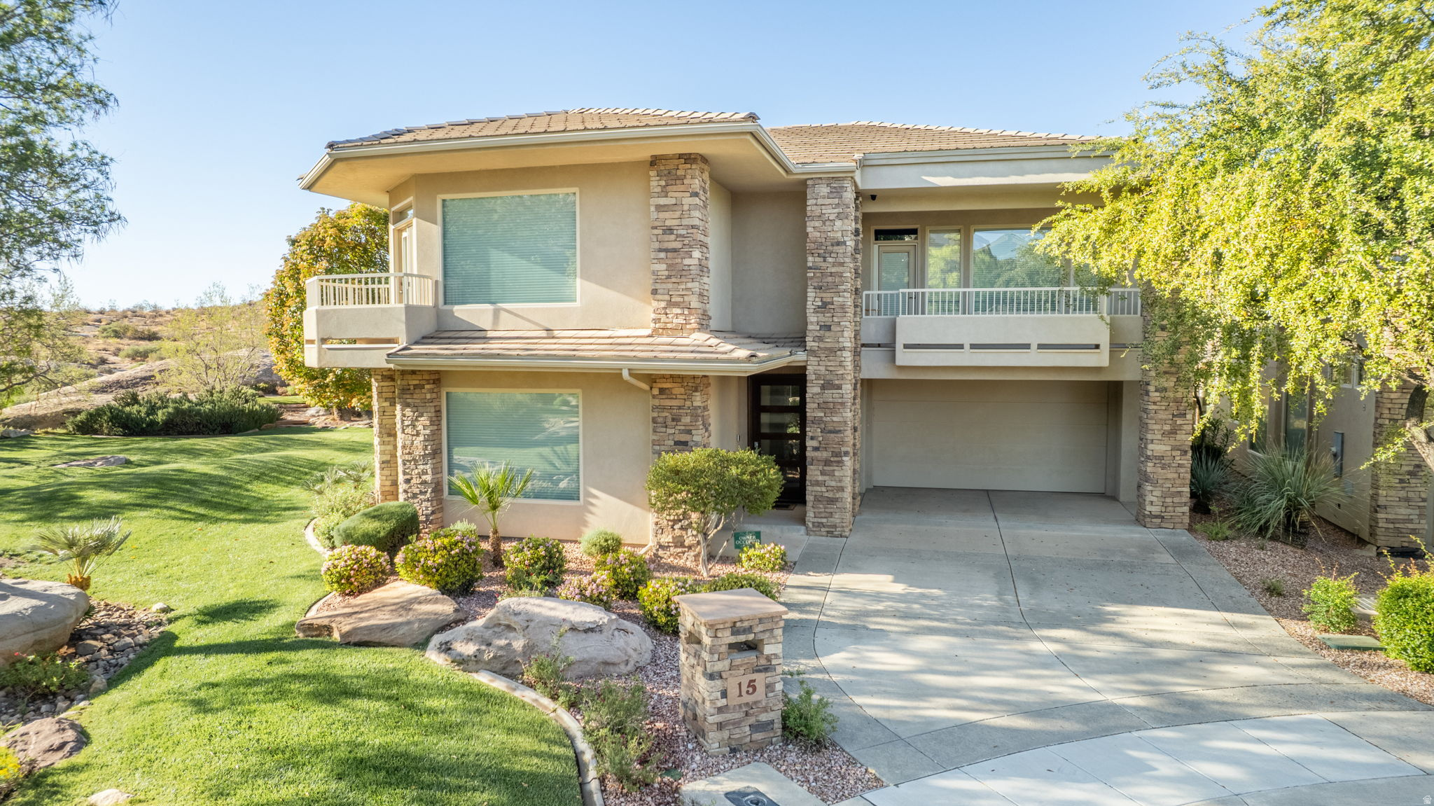 Don't miss your chance to live in Stone Cliff for under $900k! Homes on this street are hard to come by & NOW is your chance to Live The Stone Cliff Lifestyle. Two pools, private cabanas, pickleball/tennis courts,plus a new clubhouse & fitness center. This home features 2 graciously appointed Primary Suites, 2 expansive living areas, tranquil outdoor spaces & more! Main floor living w/Primary Bedroom, & 2nd Floor Primary w/2nd laundry upstairs.