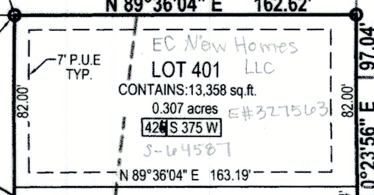ESTATES AT EPHRAIM CROSSING - Land