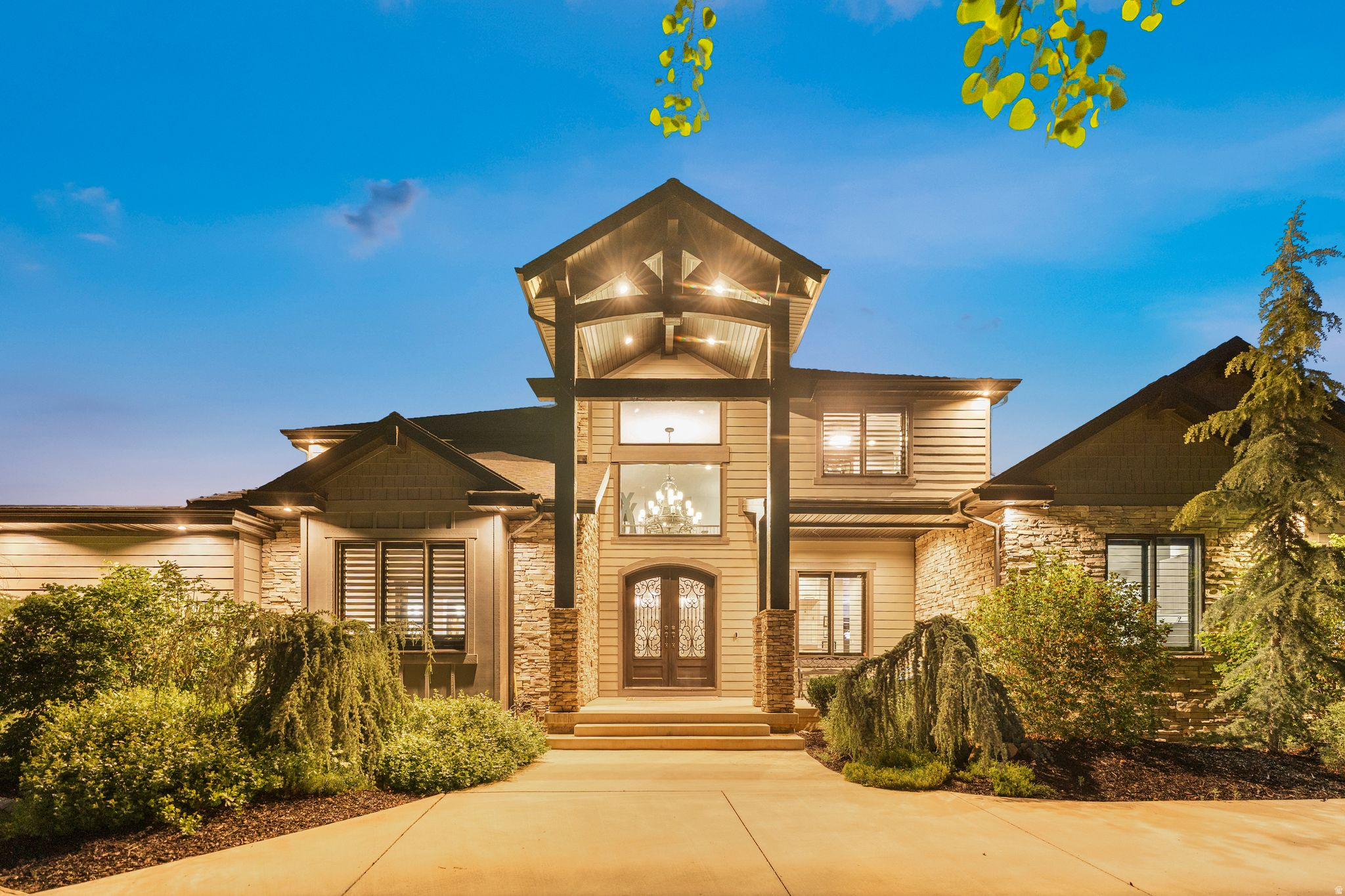 Some homes are built. This one was crafted - and it's ready for the life you've been building toward. Set behind a commanding presence and finished with the kind of intention you only find in true custom construction, this estate delivers an experience that is equal parts resort and residence. From the moment you arrive, the scale is undeniable - soaring ceilings, curated materials, and a design language that runs seamlessly from the grand main residence to the private guest house beyond. Entertain on a level most only dream about. The resort-style backyard is the centerpiece of every summer -a sparkling pool with a waterslide, oversized hot tub, and expansive outdoor living space built for the kind of gatherings people talk about long after the last guest heads home. Whether it's a Fourth of July party or a quiet evening under the Utah sky, this backyard delivers. Inside, the amenities rival any five-star property. A dedicated home theater brings the cinematic experience home. A private gym keeps your fitness routine un-compromised. A sauna rounds out a wellness suite designed around recovery and restoration. Throughout every room, the custom cabinetry and finish work speak to a level of craftsmanship that simply cannot be replicated at this price. Car collectors and hobbyists will appreciate the rare 8-car garage - an offering almost impossible to find in the luxury residential market. Guests arrive and never want to leave - which is why the private guest house provides the perfect solution: space, privacy, and comfort for family, long-term visitors, or additional income potential. This property is completely turnkey. No projects, no waiting, no compromises. Just move in, open the gates, and start living. Opportunities like this - where location, lifestyle, and craftsmanship converge at this level - are exceptionally rare. This is not a home you find twice.