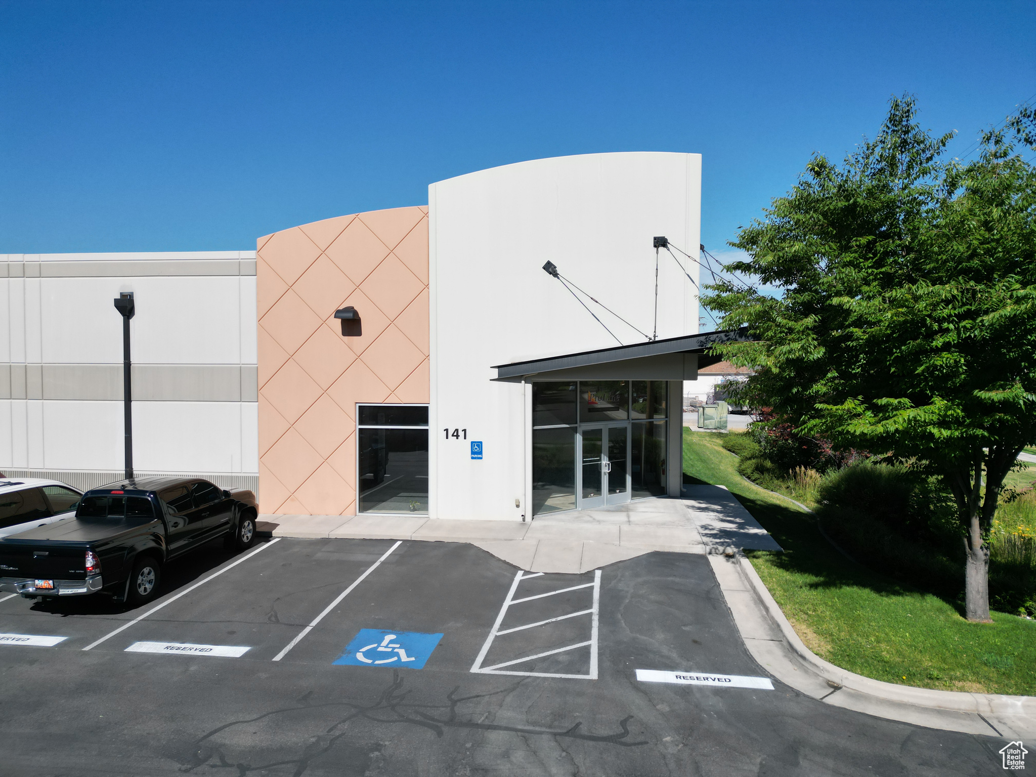 Unlock the potential of prime industrial real estate with this flexible warehouse opportunity - perfect for warehousing, logistics, manufacturing, or as a high-yield investment. Choose from one or all three units: each offers 8,100SF, for a total of 24,300SF. Highlights include 18 clear height, 1212 overhead doors for easy loading, Phase 3 power, and exterior lighting throughout. Unit 141 includes approximately 4,200SF of office space paired with 3,900SF warehouse; Units 143 and 145 are full 8,100SF warehouse bays. Plus, a truck turnaround at the south end ensures efficient access for large vehicles. Whether you'll occupy or lease, this property offers function, flexibility, and scalability.
