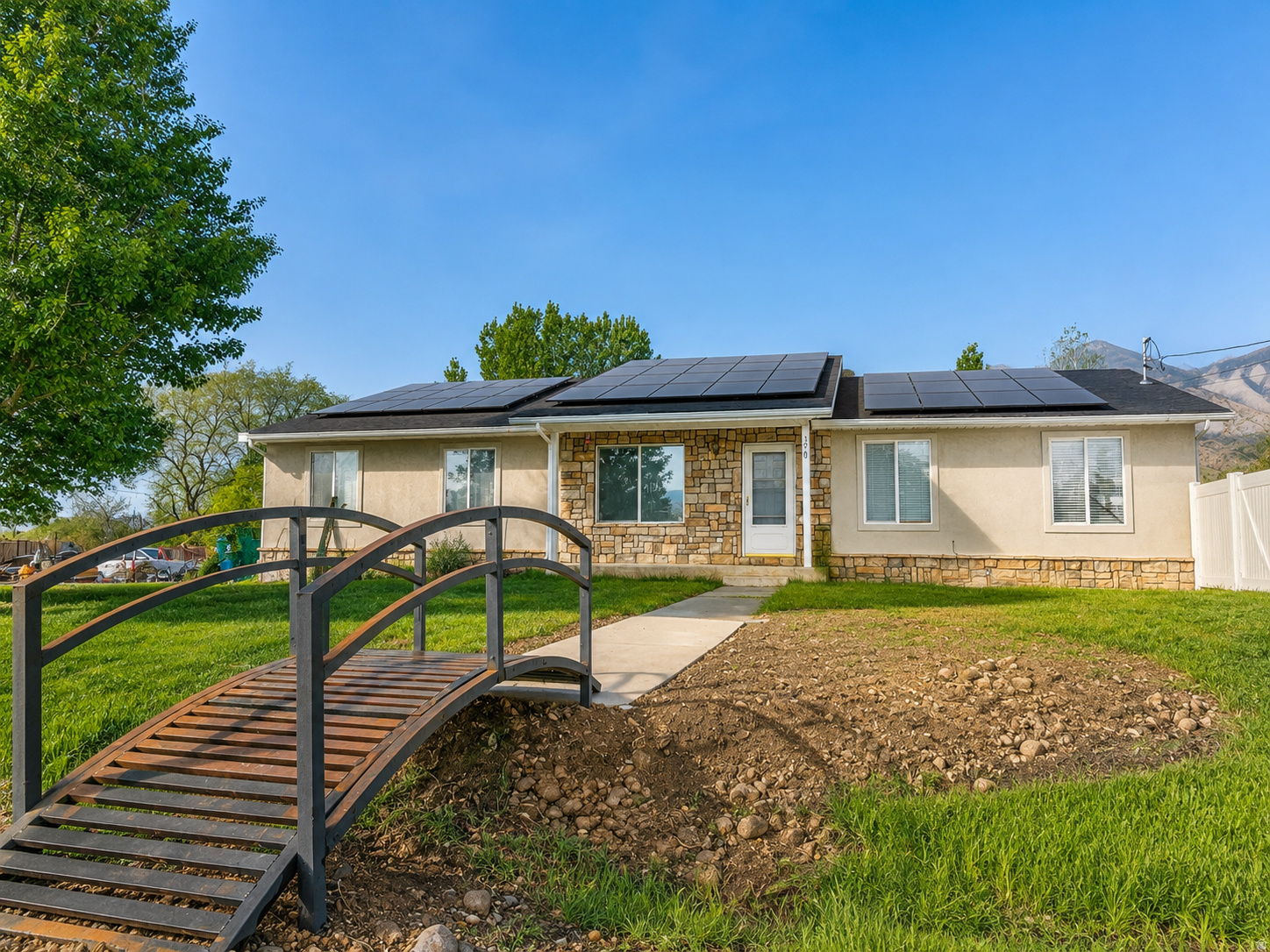 Spacious and versatile property with incredible potential in Santaquin! This home features 2 kitchens, making it ideal for multi-generational living, rental opportunities, or added flexibility. Enjoy the benefit of fully paid-off solar panels, helping reduce utility costs and improve efficiency. The large lot may offer future subdivision potential (buyer to verify with the city), adding even more long-term value and investment opportunity. Currently tenant-occupied with a lease in place through December, generating $3,140/month in rental income, making this an excellent opportunity for investors looking for immediate cash flow. Whether you're looking for an income-producing property, future development potential, or simply a spacious home, this might be the one! No showings at this time and no sign on the property. Offer subject to inspection. Please do not disturb the tenants.