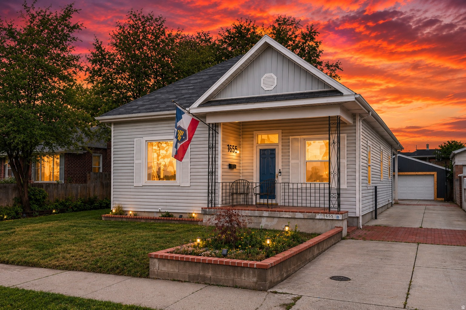 Welcome home to this charming Sugar House gem, perfectly situated directly across from Sugar House Park. Thoughtfully updated and full of character, this home features beautiful hardwood floors, an updated kitchen, energy-efficient windows throughout, overhauled plumbing, thick insulated walls, a well insulated attic, and a reverse osmosis water system in the fridge.  The spacious primary suite is a true retreat, offering direct access to a covered deck overlooking the fully fenced backyard-perfect for relaxing, entertaining, or enjoying Utah's beautiful seasons.   Set on a generous 0.19-acre lot, the property also includes a detached two-car garage and plenty of outdoor space to enjoy. Just minutes from the heart of Sugar House, you'll have easy access to popular restaurants, shopping, coffee shops, spas, nightlife, top-rated schools, and convenient freeway connections.  Whether you're looking for walkability, outdoor recreation, or a move-in-ready home in one of Salt Lake City's most desirable neighborhoods, this property offers it all. Also, this home is located near Highland High School which is currently undergoing a $300 million rebuild with a brand-new state-of-the-art campus expected to be complete by 2030.