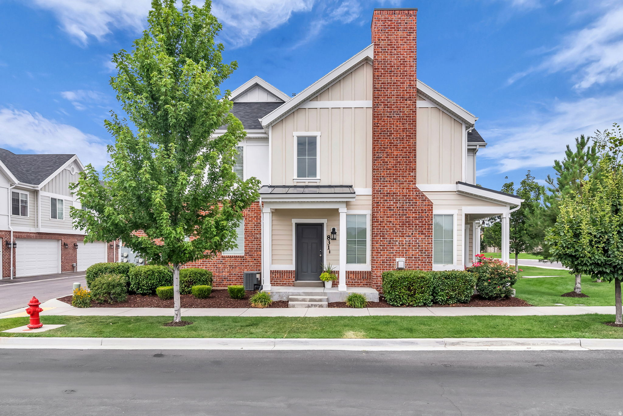 Exceptional condition and beautifully maintained! This end-unit townhome offers 4 bedrooms, 3.5 baths and 2,290 sq. ft. of thoughtfully designed living space. The inviting interior features granite countertops, a cozy gas fireplace and a spacious primary suite with a walk-in closet and separate tub and shower. The fully finished basement provides additional flexibility for guests, a home office or recreation space. Enjoy mountain views and a covered patio, plus the ease of HOA-maintained landscaping and snow removal. Tucked into a desirable neighborhood yet convenient to shopping, dining, recreation and commuter routes, this home offers an ideal combination of space, comfort and low-maintenance living. Pride of ownership shows throughout!