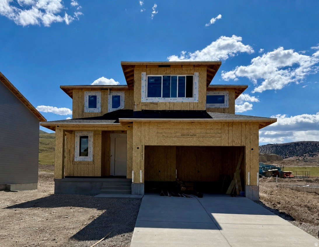 Brixton -190 - Pinnacle. Offering up to $20,000 towards closing costs when financing with our preferred lender! Estimated completion in July. This home includes 4 bedrooms, 2.5 bathrooms, and 2 car garage. The main floor offers a family room, mudroom, dining area and a kitchen that boasts gray cabinets and linen cream quartz countertops. Upstairs has four bedrooms, including the luxurious owner's suite with walk-in closet, a convenient laundry room, and master bath suite. Square footage figures are provided as a courtesy estimate only and were obtained from builder. Buyer is advised to obtain an independent measurement. Interior photos are of same style of home but not actual home.