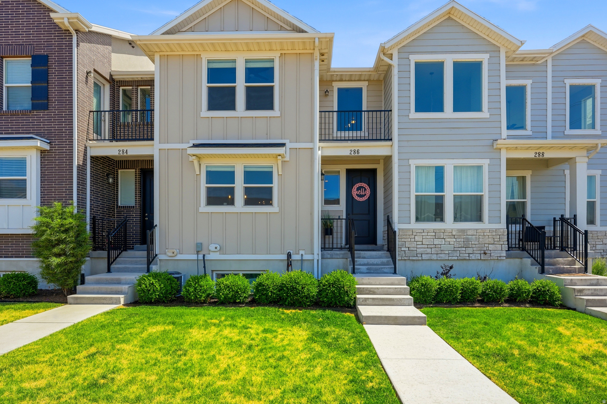 *Price Adjustment* Open House | Saturday June 27th | 11:00-1:00 | Welcome to this beautifully designed middle-unit townhome in the heart of Vineyard! Offering 2,402 sq ft, this home features a bright vaulted great room, 3 bedrooms, 2 full baths, and a convenient half bath on the main. The unfinished basement provides room to grow and customize to your needs and plumbed for an additional bathroom. Enjoy easy front parking and a prime location just minutes from Bella Market + quick freeway access for commuting. Take advantage of community amenities including a clubhouse, workout room, and pool, plus nearby Utah Lake walking trails. Experience all the perks of Vineyard living with frequent community events and a vibrant neighborhood atmosphere. Comfortable, convenient, and full of potential-this home is a must-see! Square footage figures are provided as a courtesy estimate only and were obtained from prior MLS.  Buyer is advised to obtain an independent measurement.