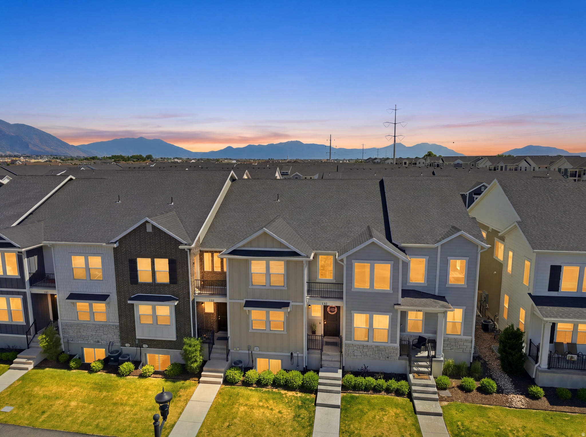 *OPEN HOUSE* Saturday June 13 | *11:00 -1:00 | No Showing Prior* Welcome to this beautifully designed middle-unit townhome in the heart of Vineyard! Offering 2,402 sq ft, this home features a bright vaulted great room, 3 bedrooms, 2 full baths, and a convenient half bath on the main. The unfinished basement provides room to grow and customize to your needs and plumbed for an additional bathroom. Enjoy easy front parking and a prime location just minutes from Bella Market + quick freeway access for commuting. Take advantage of community amenities including a clubhouse, workout room, and pool, plus nearby Utah Lake walking trails. Experience all the perks of Vineyard living with frequent community events and a vibrant neighborhood atmosphere. Comfortable, convenient, and full of potential-this home is a must-see! Square footage figures are provided as a courtesy estimate only and were obtained from prior MLS.  Buyer is advised to obtain an independent measurement.