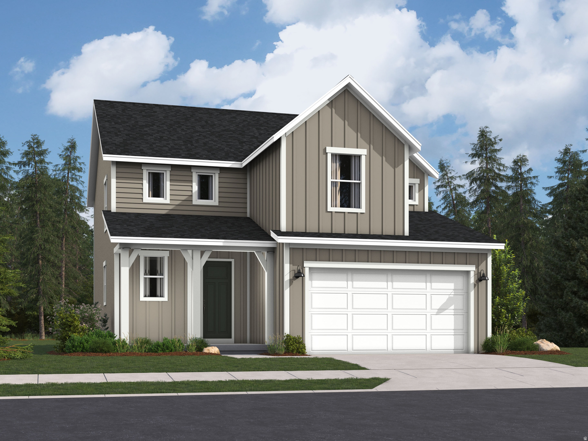 Parkway Fields - 4134 - Pinnacle. Offering up to $20,000 towards closing costs when financing with our preferred lender! Estimated completion in September. This home includes 4 bedrooms, 2.5 bathrooms, and 2 car garage. The main floor offers a family room, mudroom, dining area and a kitchen that boasts gray cabinets and linen cream quartz countertops. Upstairs has four bedrooms, including the luxurious owner's suite with walk-in closet, a convenient laundry room, and master bath suite. Square footage figures are provided as a courtesy estimate only and were obtained from builder. Buyer is advised to obtain an independent measurement. Interior photos are of same style of home but not actual home.