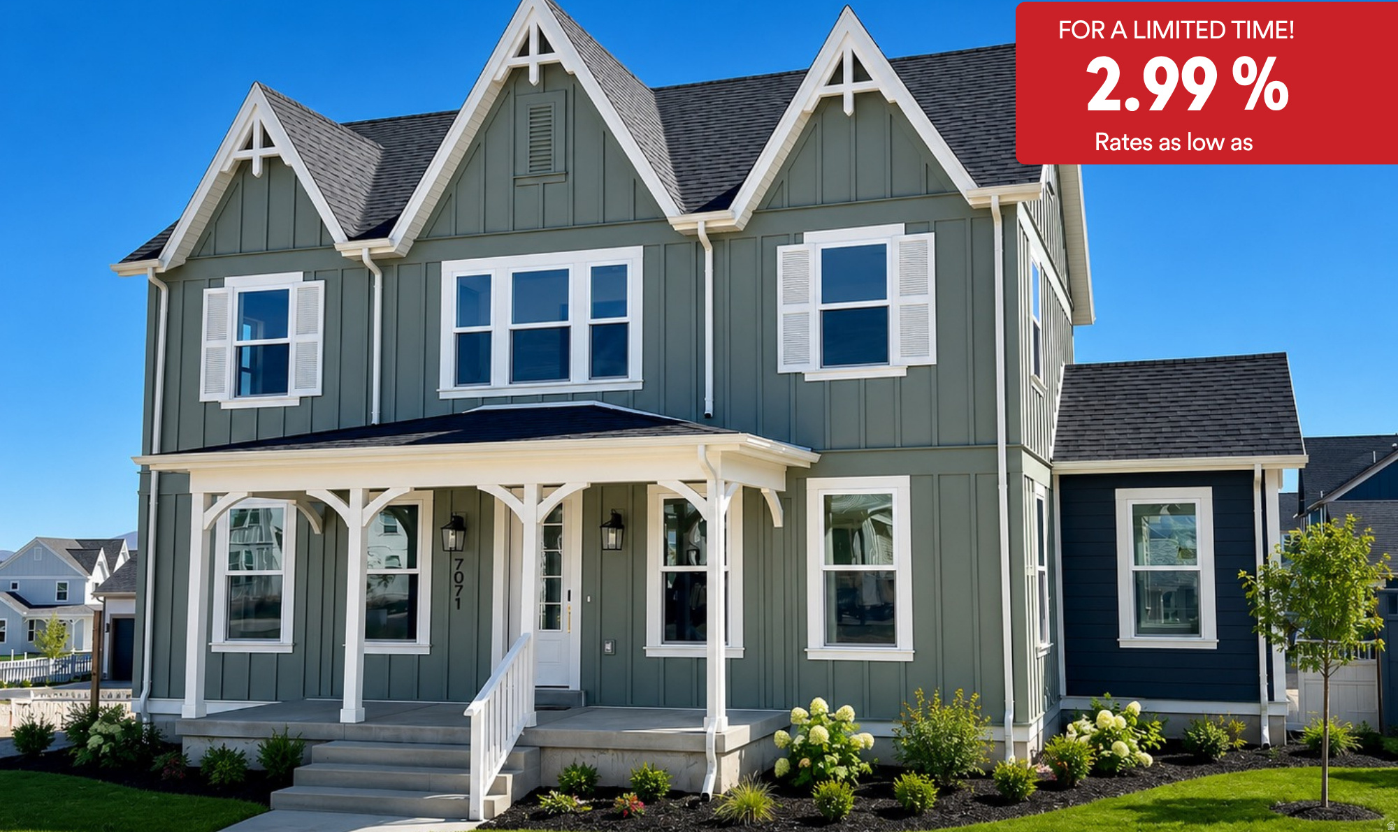 *For a limited time Rates as low as 2.99%! Contact agent for details. Rates subject to change at anytime. This new home has just been finished and ready for immediate move in. Located in Daybreaks Cascade Village that features trails, parks & the Water Course! This plan features a two story vaulted family room with beam detail.