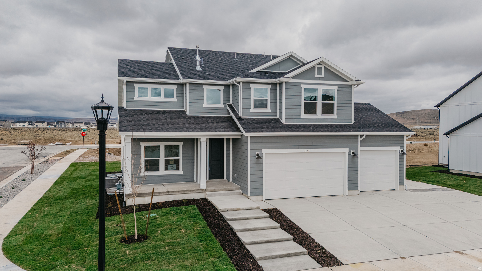 Seller is offering a 4.99% (5.27% APR) permanent rate OR a 4% seller concession for rate buydown and/or closing costs! Enjoy the luxury and comfort you've always wanted in this 5 bedroom, 3.5 bathroom home spanning nearly 4000 square feet. The entryway leads to a flex room that's perfect for relaxing by yourself, with family, or guests. The foyer also leads to a convenient closet and powder room. You'll then find a spacious family room that connects seamlessly into a dining room and your gourmet kitchen with its quartz countertops - large island - double ovens - and spacious pantry. This home is fully loaded with nearly $150k in options! On the second floor, you'll find a huge owner's suite, perfect for relaxation. You'll also find 2 extra bedrooms with closets, a bathroom, a convenient laundry room, and a roomy loft to use however you wish. This home includes a FINISHED BASEMENT with a large recreation area, two bedrooms, and a bathroom. Transform the recreation room into a movie lounge, children's playroom, or whatever else your mind can imagine! 4.99% with 5.27% APR. Must use preferred lender. Additional conditions/qualification and restrictions may apply.